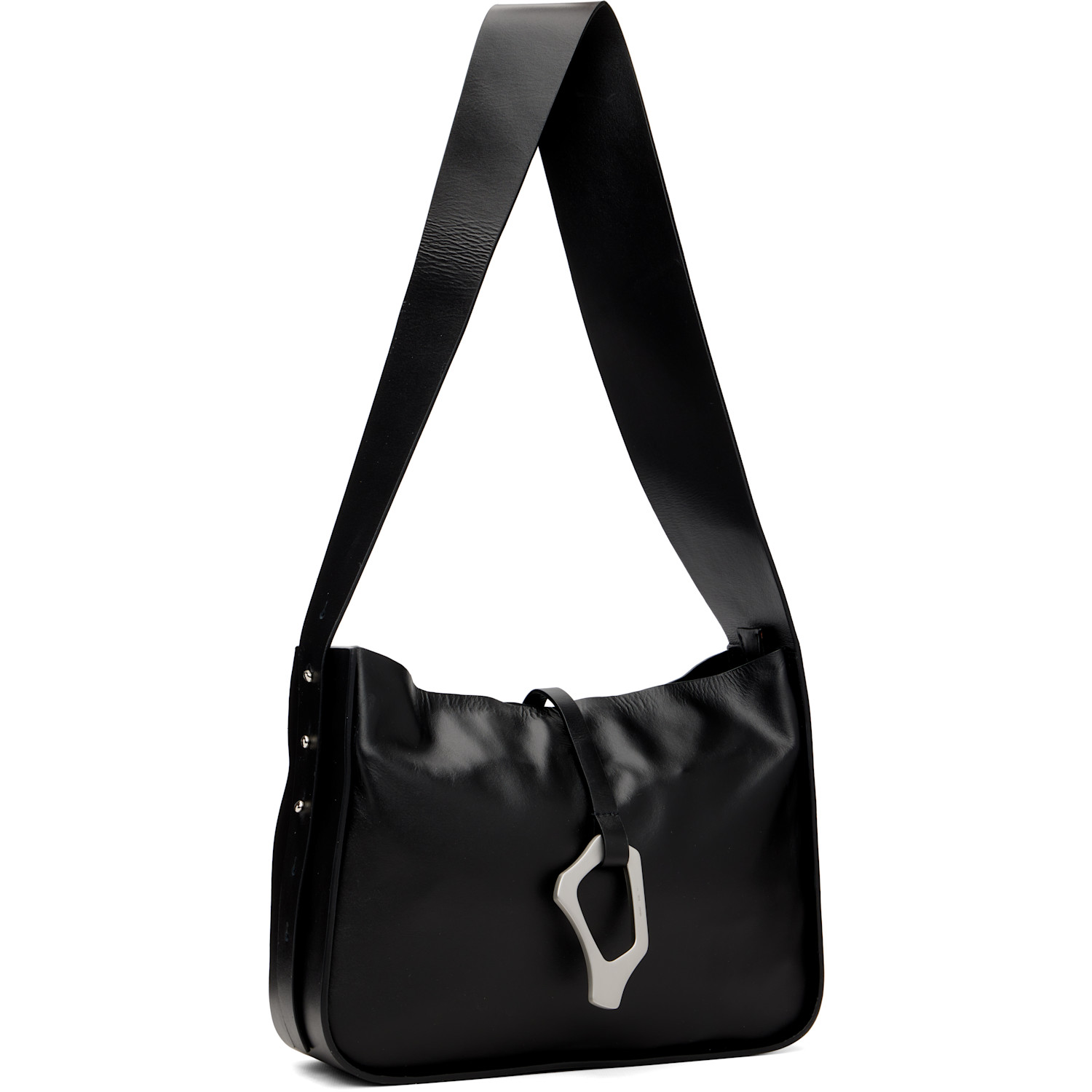  Heliot Emil Black Confluence Shoulder Bag 