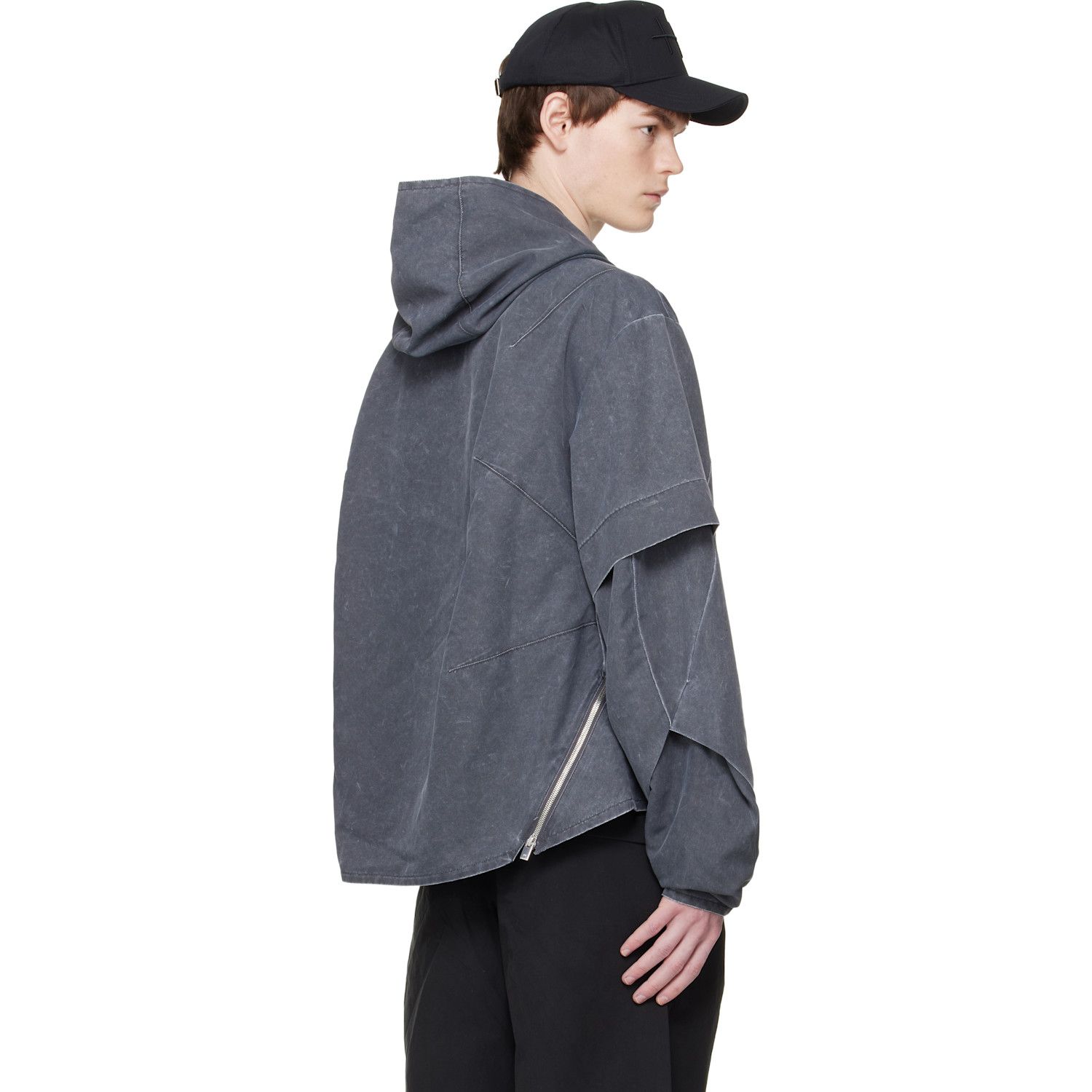  Heliot Emil Gray Crinis Jacket 