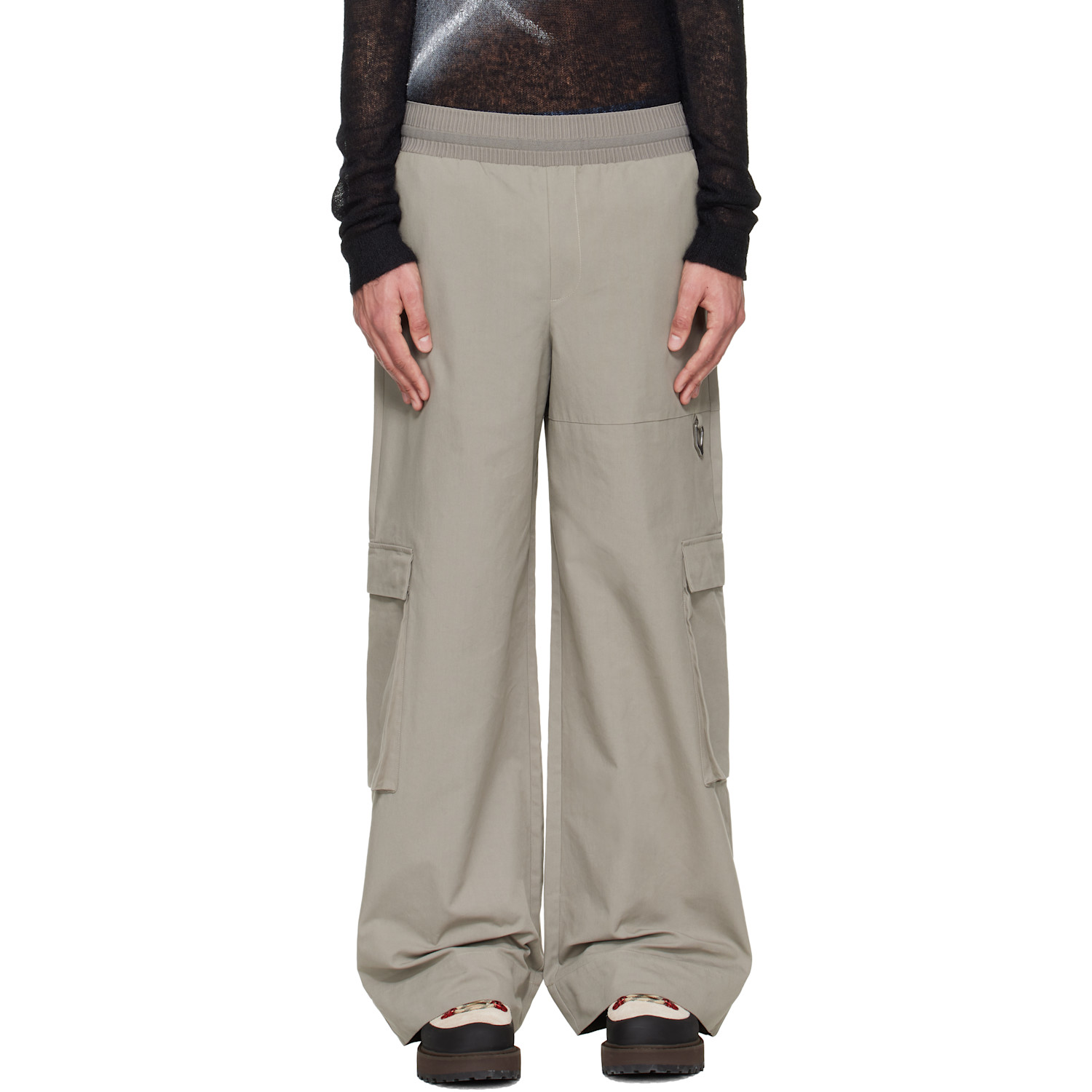 HELIOT EMIL Green Pulsar Cargo Pants