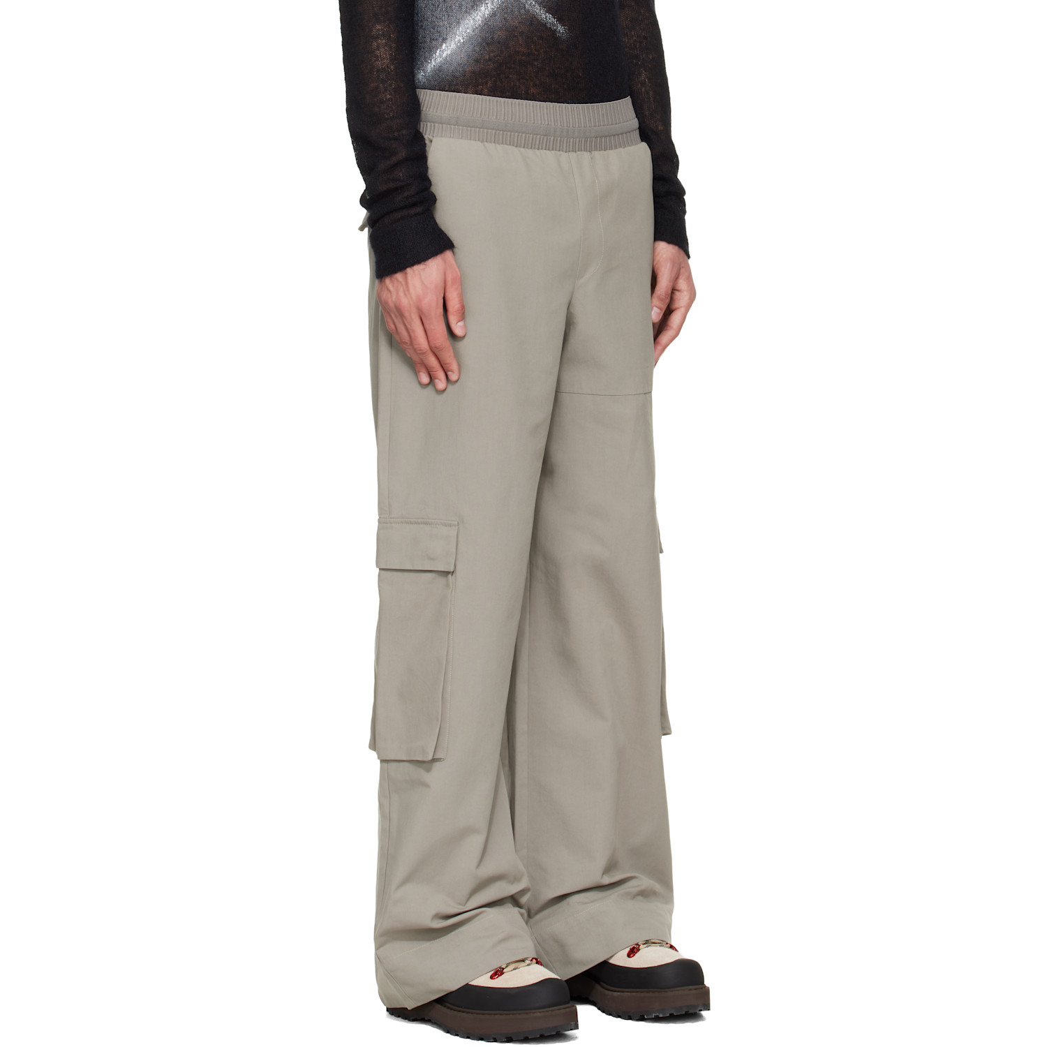  Heliot Emil Green Pulsar Cargo Pants 