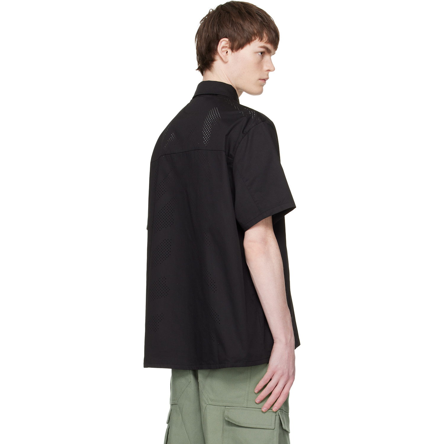  Heliot Emil Black Alsoran S/s Shirt 