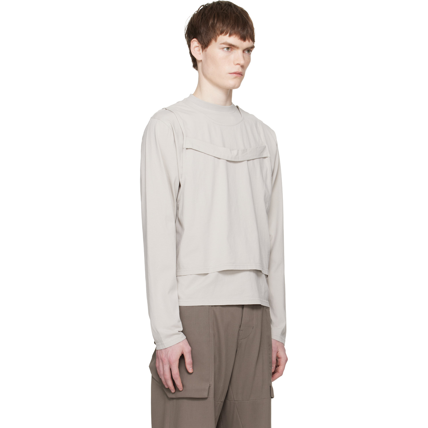  Heliot Emil Gray Rein Ls T-shirt 