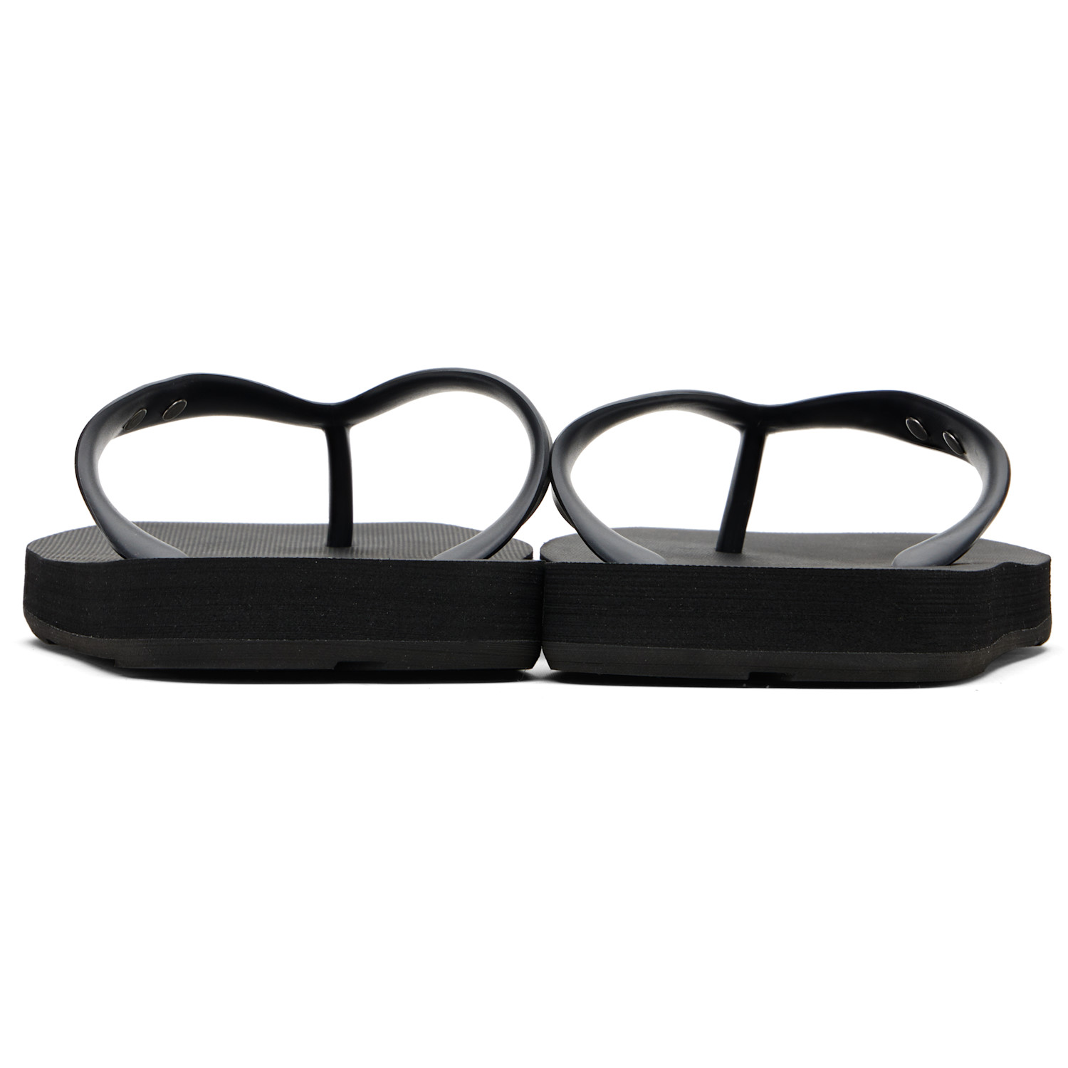  Heliot Emil Black 'he' Flip-flops 