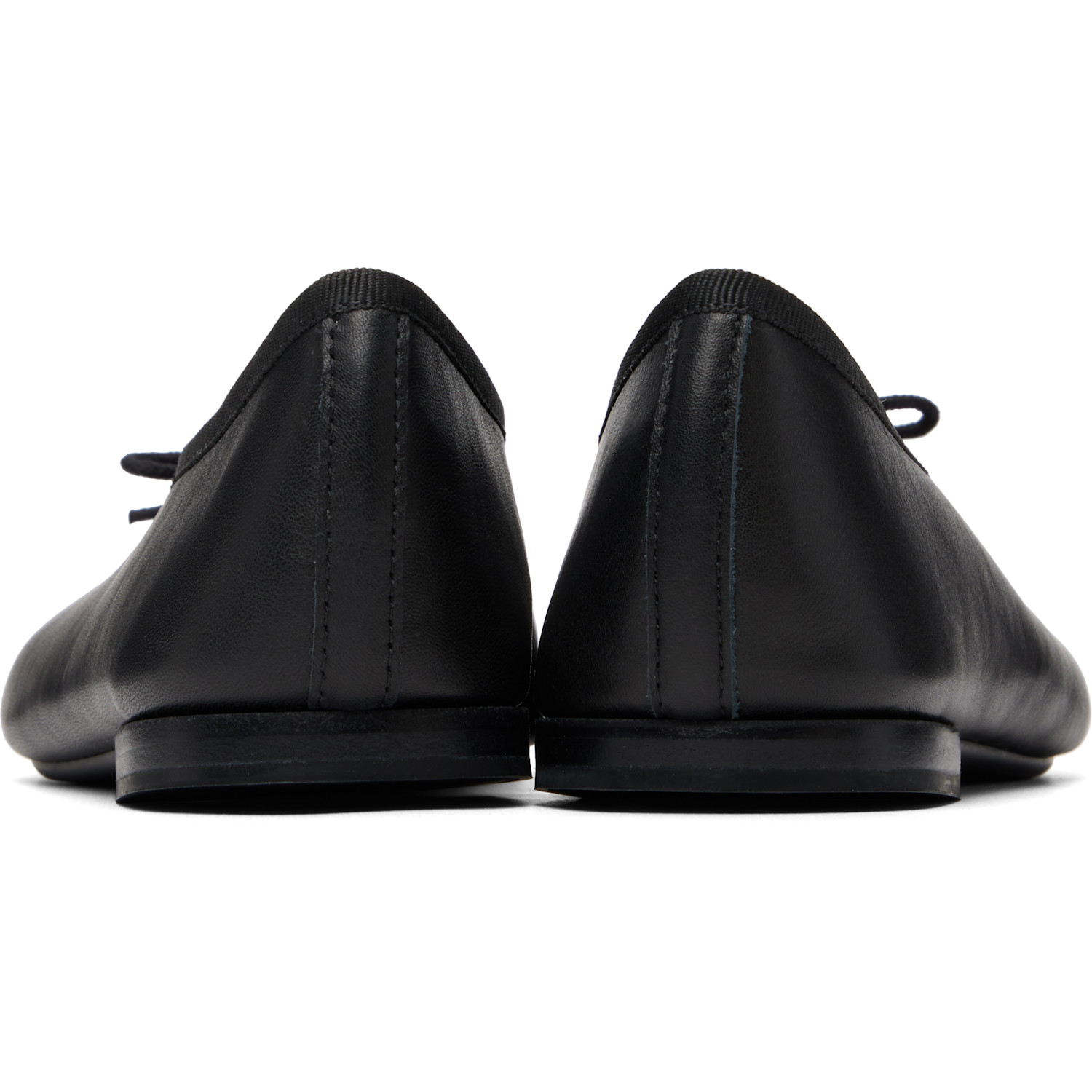  Repetto Black Lilouh Almond-toe Ballerina Flats 