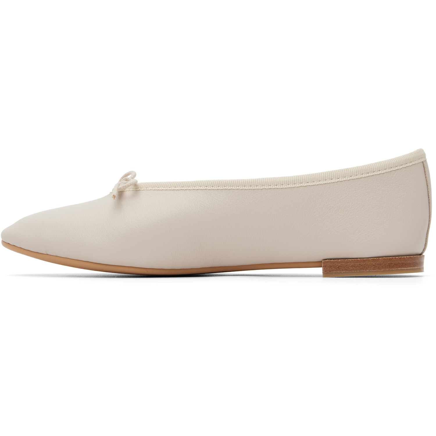  Repetto Beige Lilouh Almond-toe Ballerina Flats 