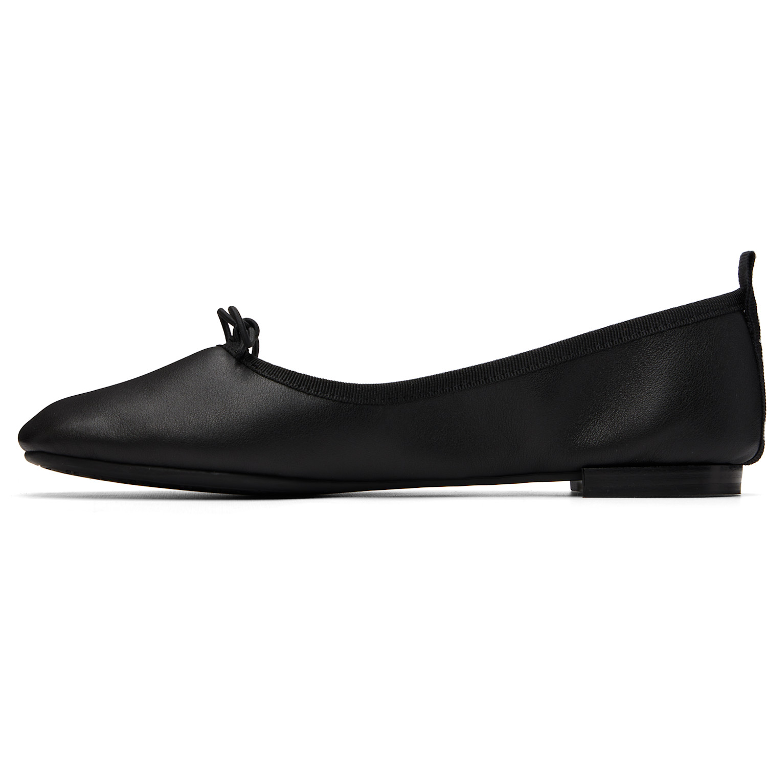  Repetto Black Garance Square-toe Rubber-sole Ballerina Flats 