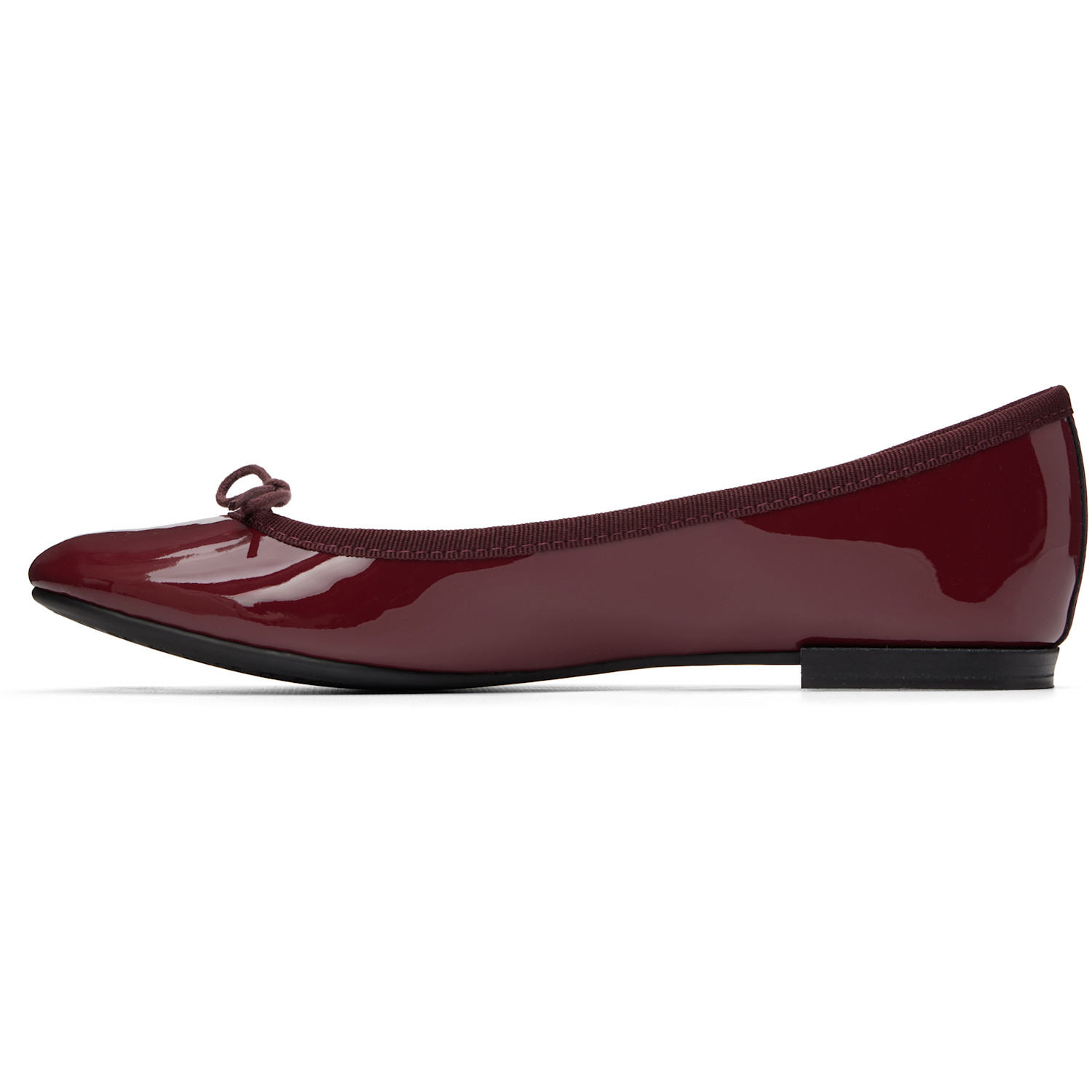  Repetto Burgundy Cendrillon Rubber-sole Ballerina Flats 