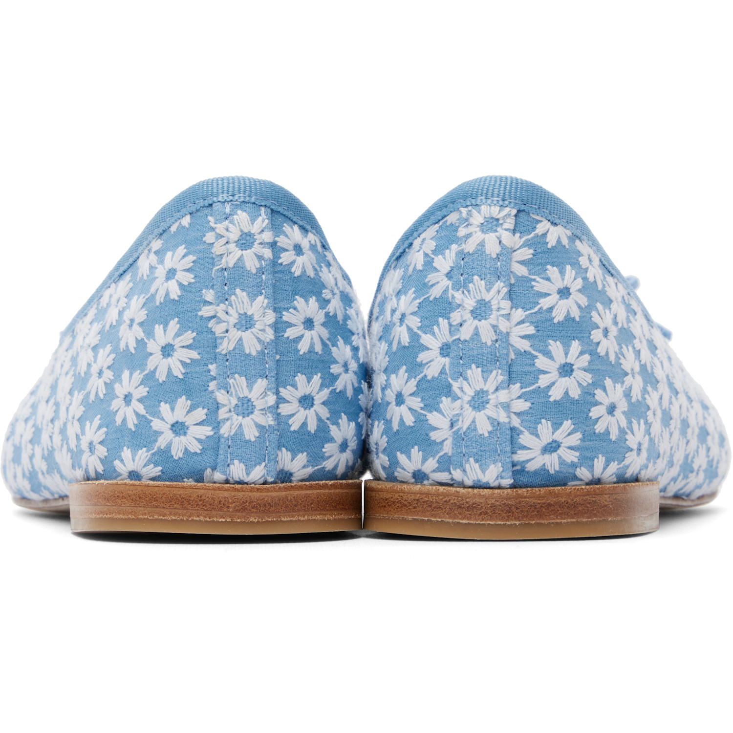  Repetto Blue Cendrillon Ballerina Flats 