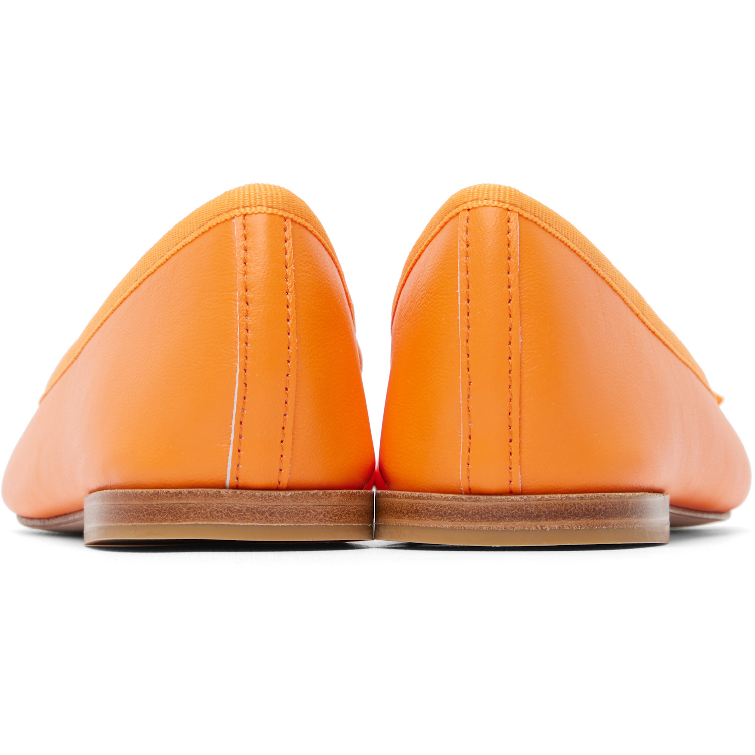  Repetto Orange Cendrillon Ballerina Flats 