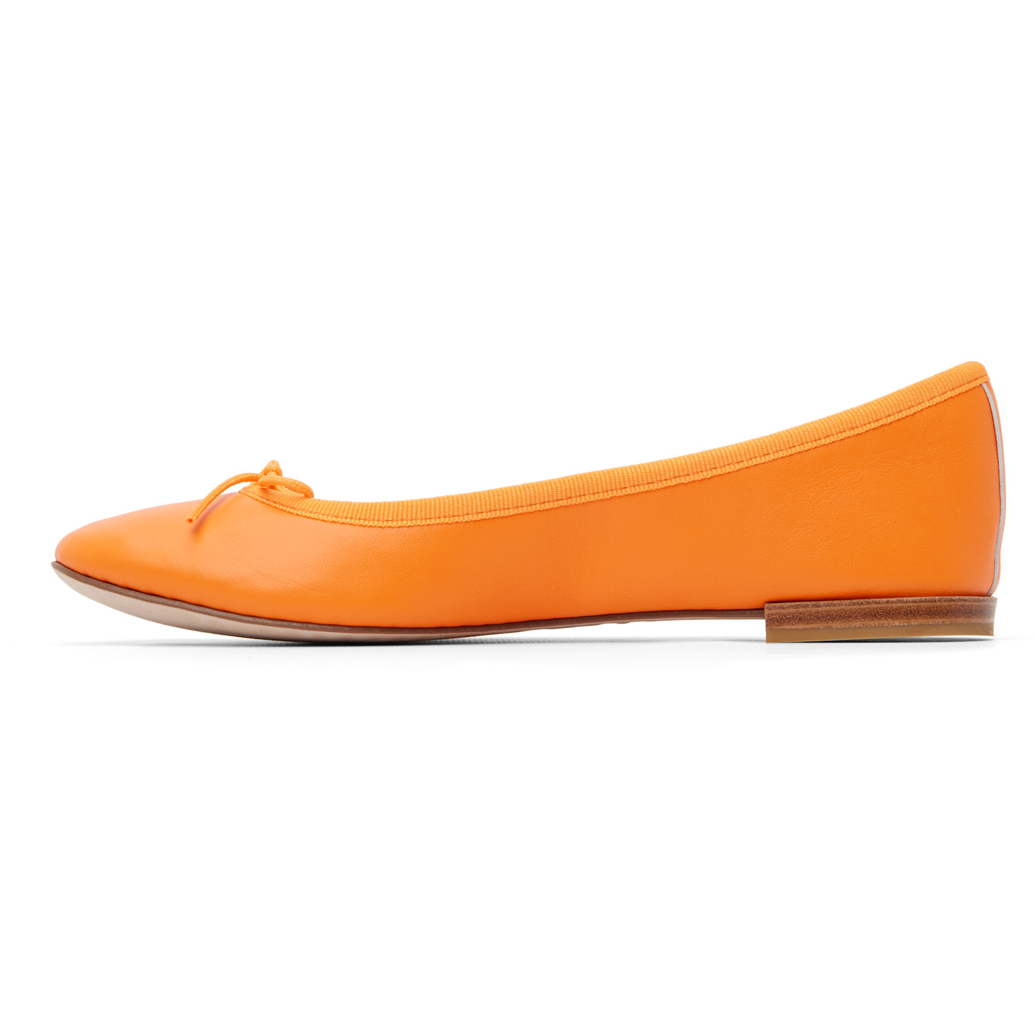  Repetto Orange Cendrillon Ballerina Flats 