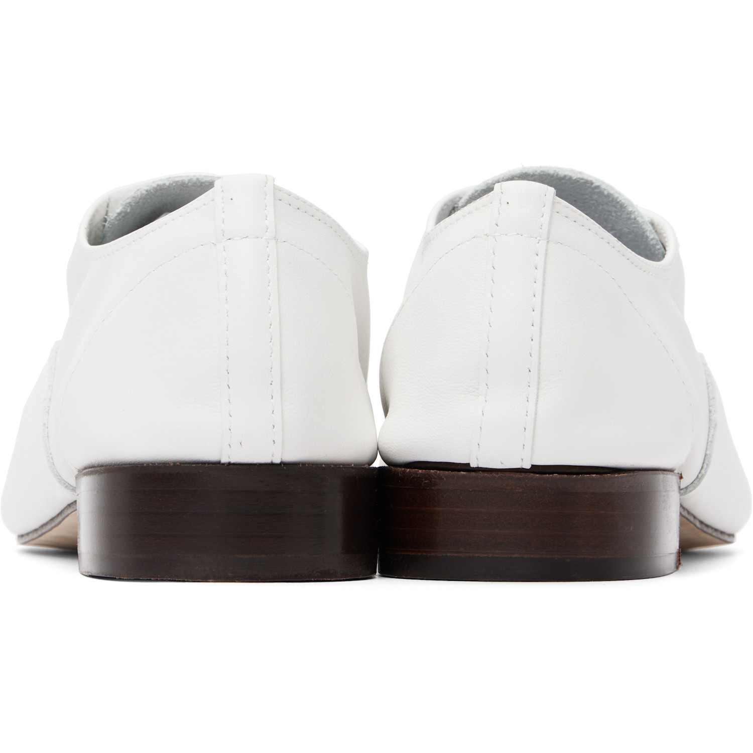  Repetto White Zizi Oxfords 