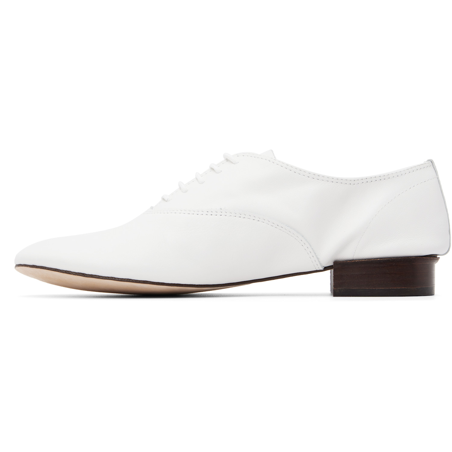  Repetto White Zizi Oxfords 