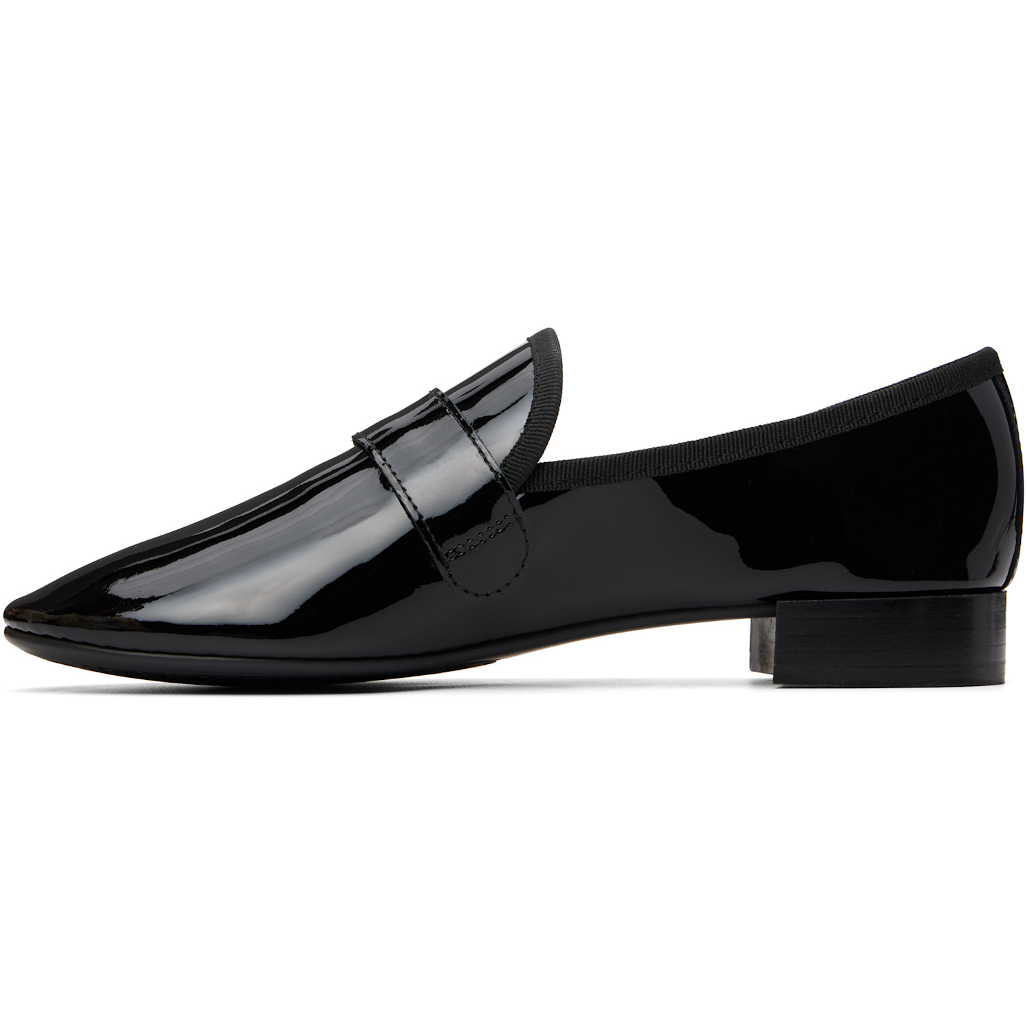  Repetto Black Michael Rubber Sole Loafers 