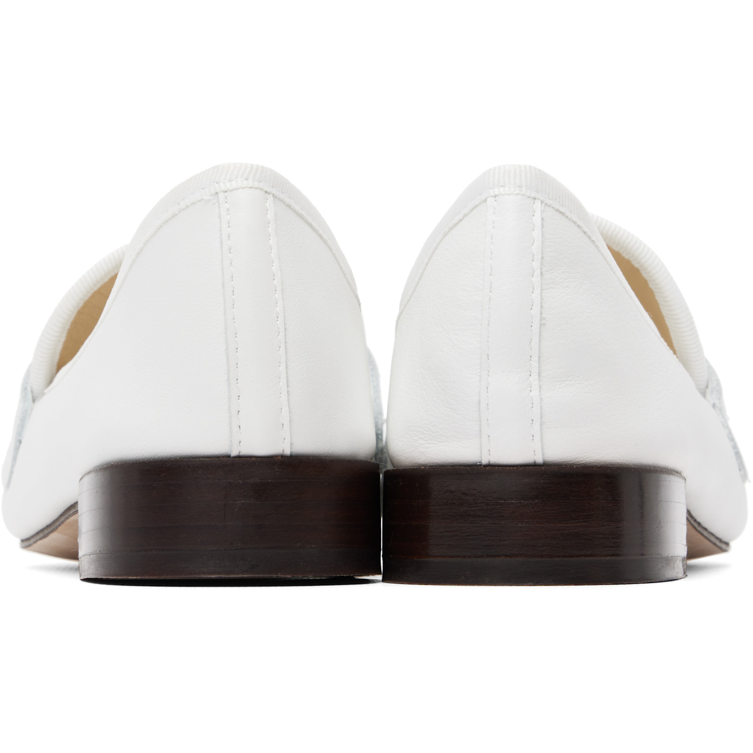  Repetto White Michael Loafers 