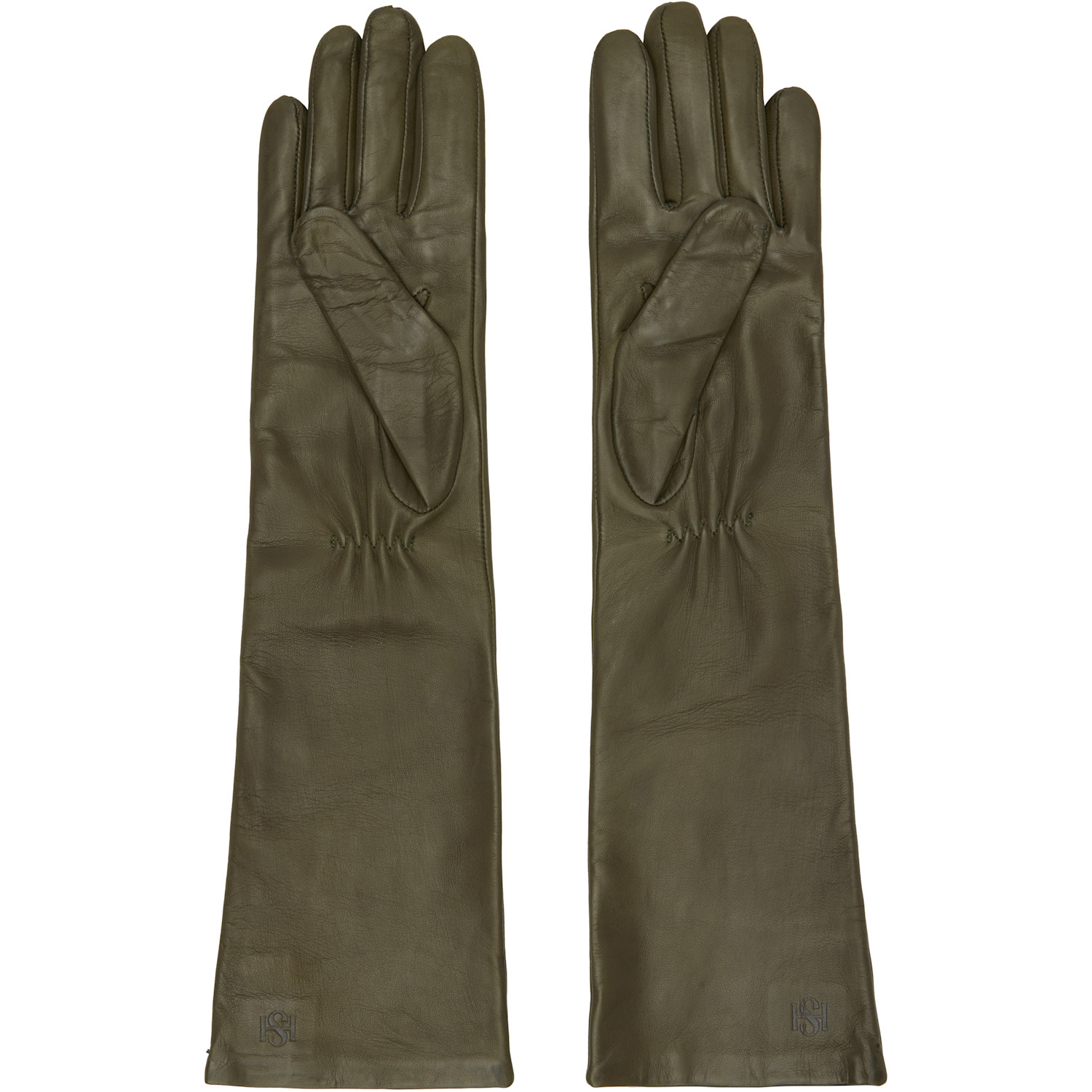  Handsome Stockholm Green Essentials Long Gloves 