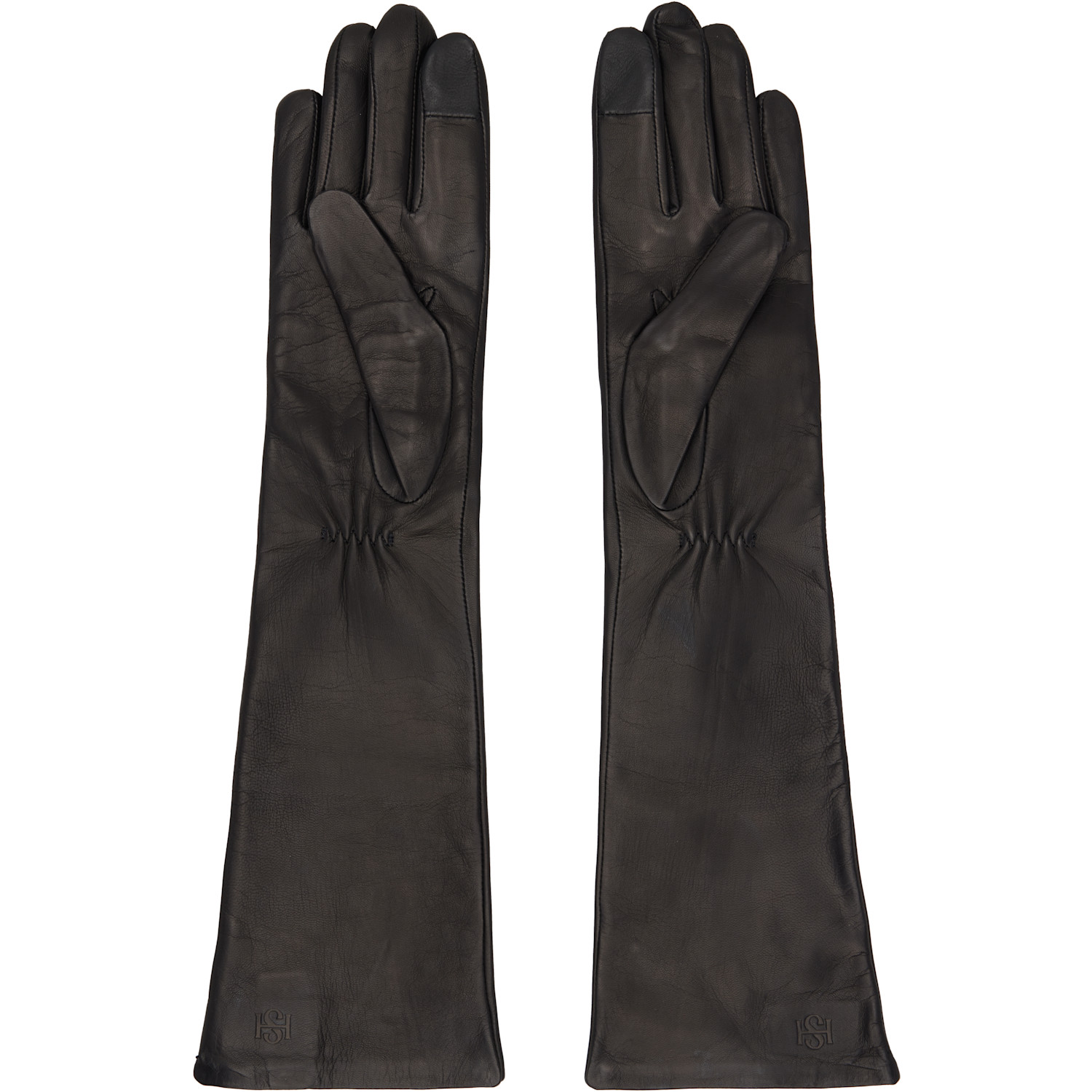  Handsome Stockholm Black Essentials Long Gloves 