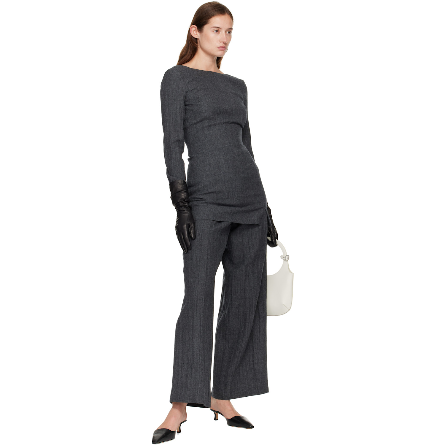  Handsome Stockholm Black Essentials Long Gloves 