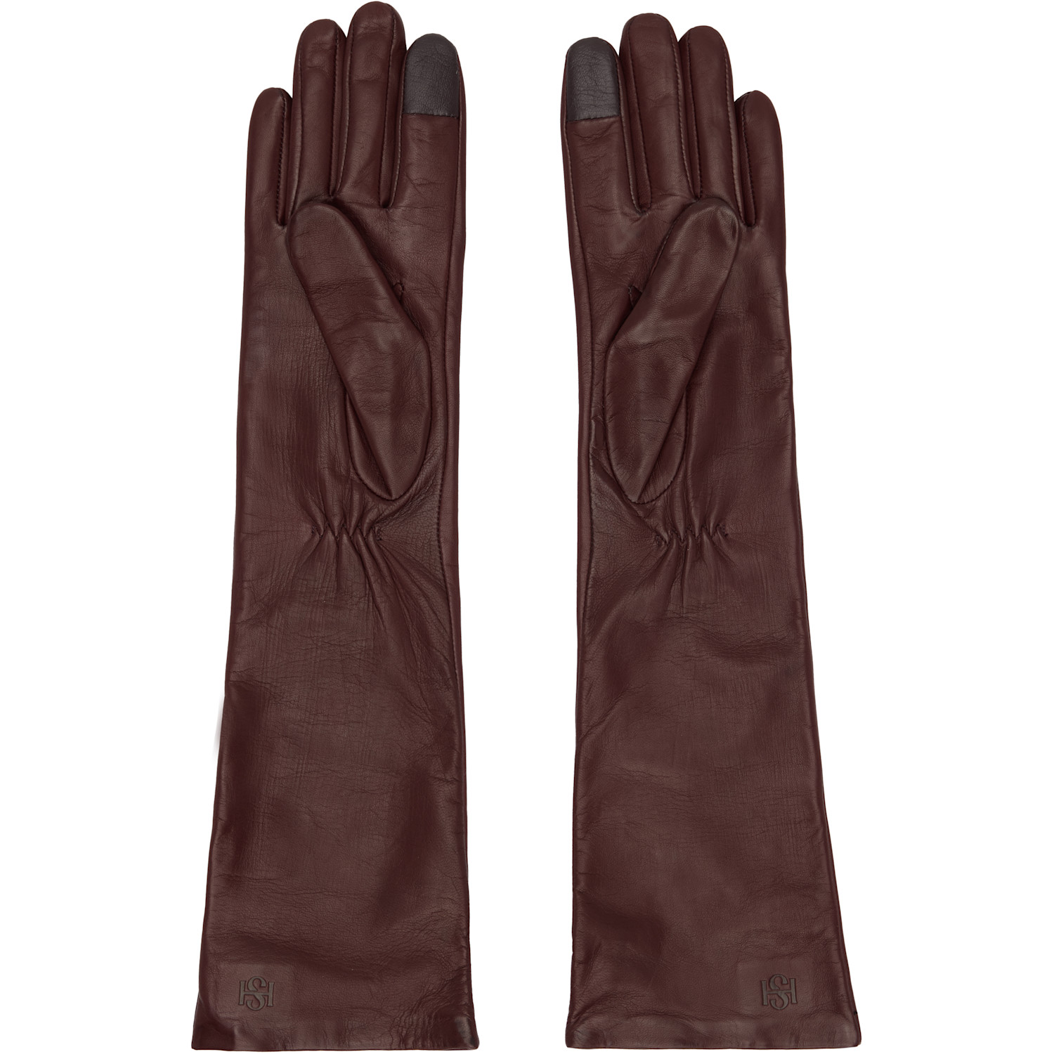  Handsome Stockholm Burgundy Essentials Long Gloves 