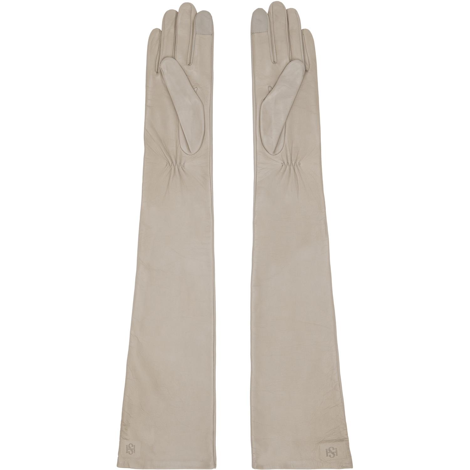  Handsome Stockholm Beige Essentials Extra Long Gloves 