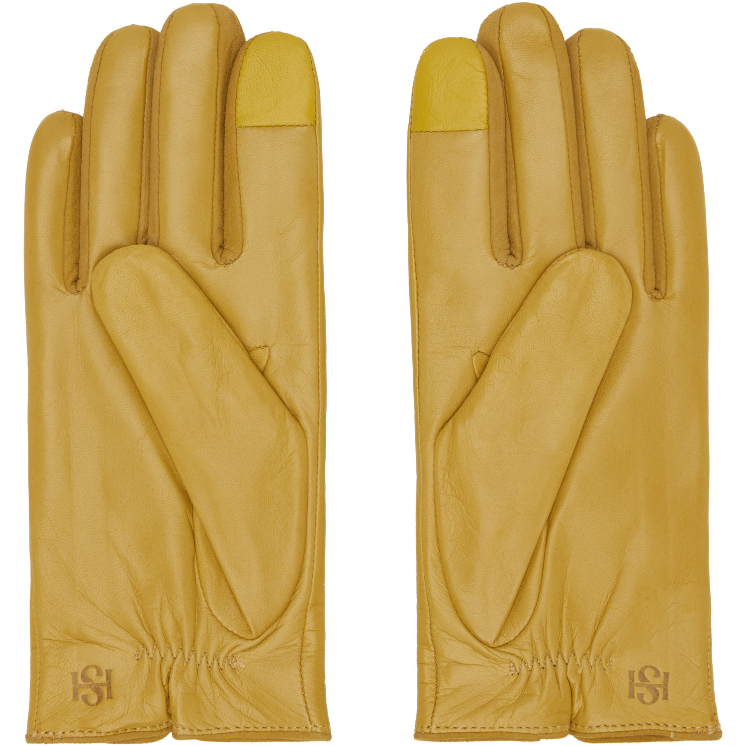  Handsome Stockholm Yellow Essentials Gloves 
