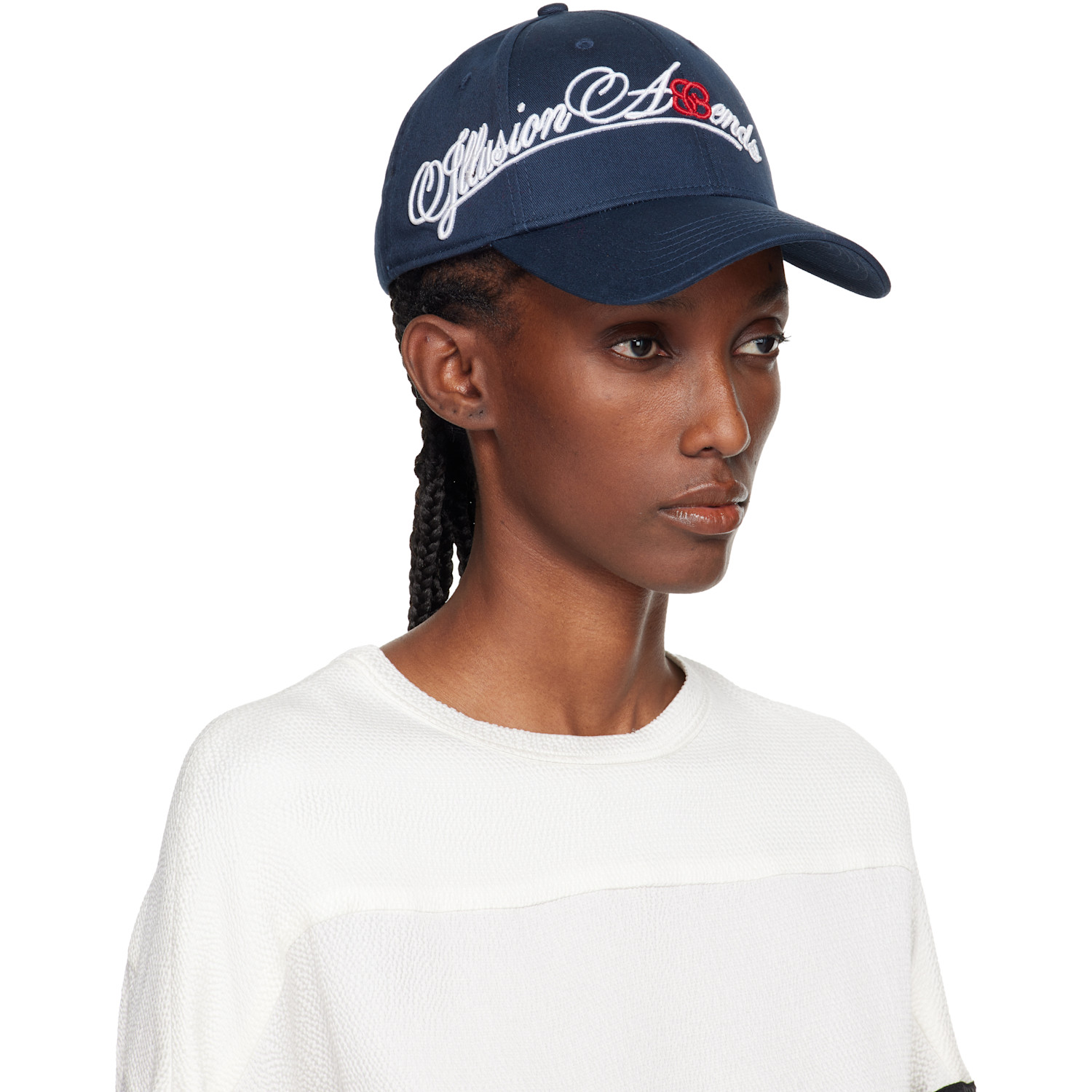  Stefan Cooke Navy Monogram Cap 