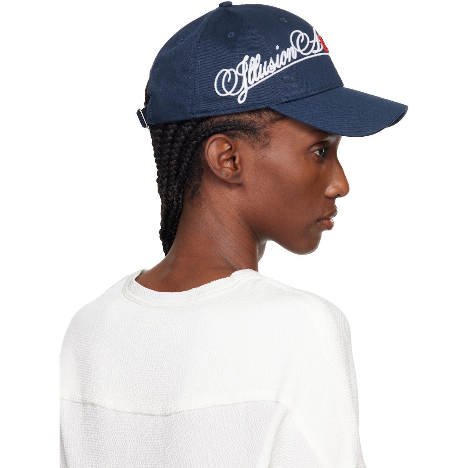  Stefan Cooke Navy Monogram Cap 