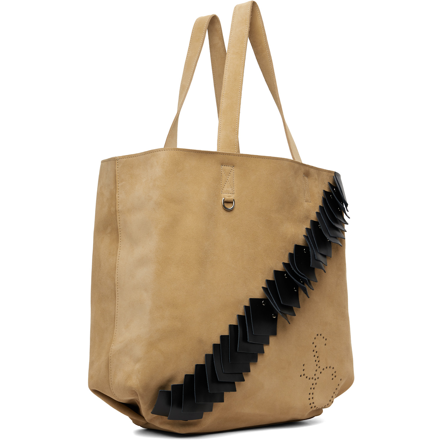  Stefan Cooke Beige Leather Patch Tote 