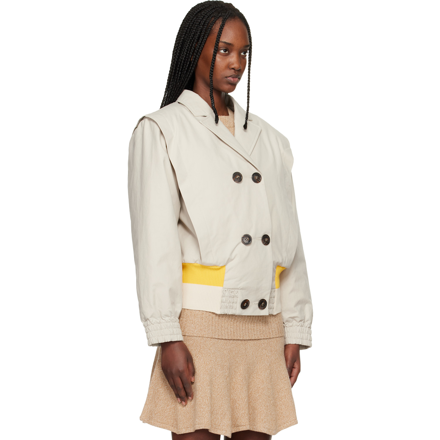  Stefan Cooke Beige Joni Jacket 