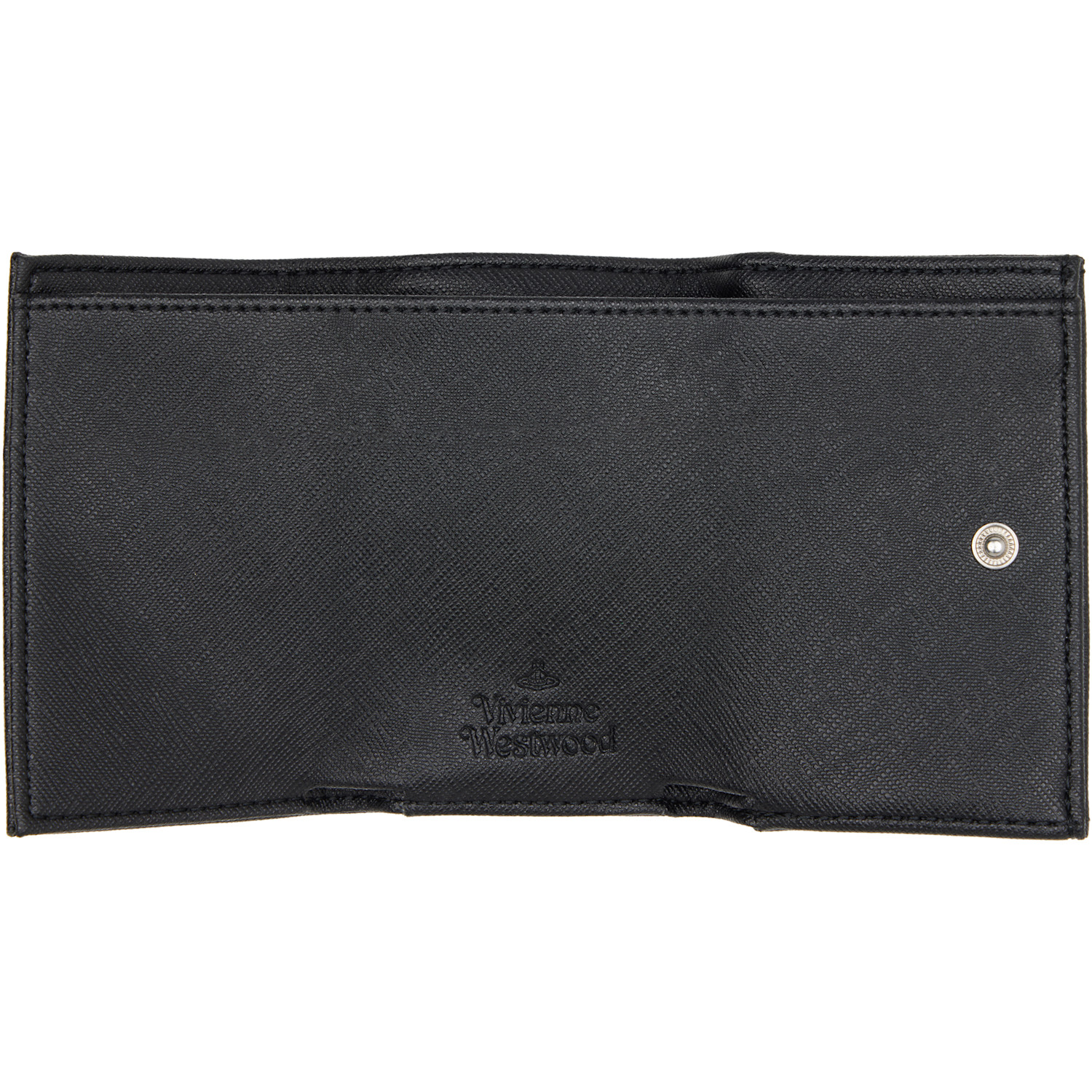  Vivienne Westwood Black Envelope Billfold Wallet 