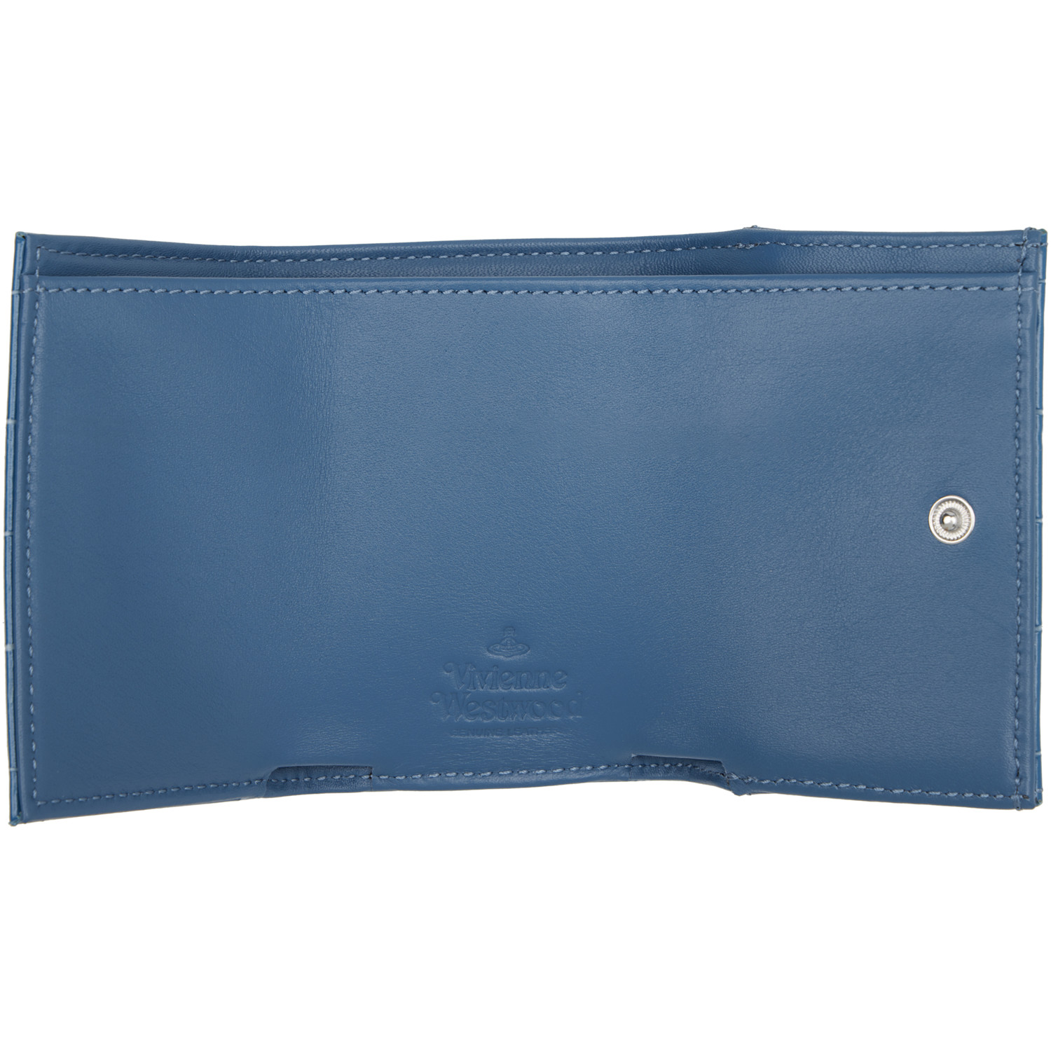  Vivienne Westwood Blue Envelope Billfold Wallet 