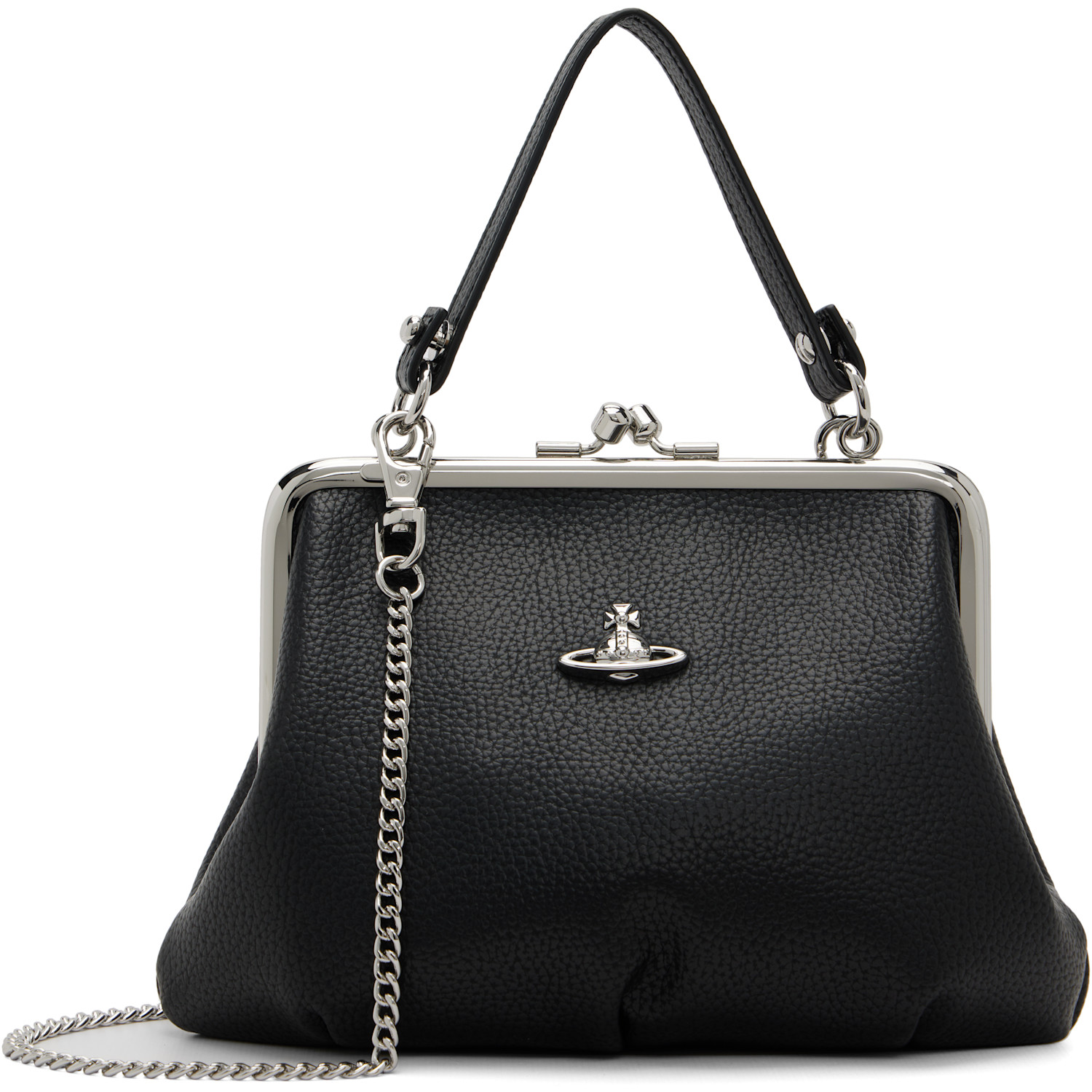 Vivienne Westwood Black Granny Frame Bag