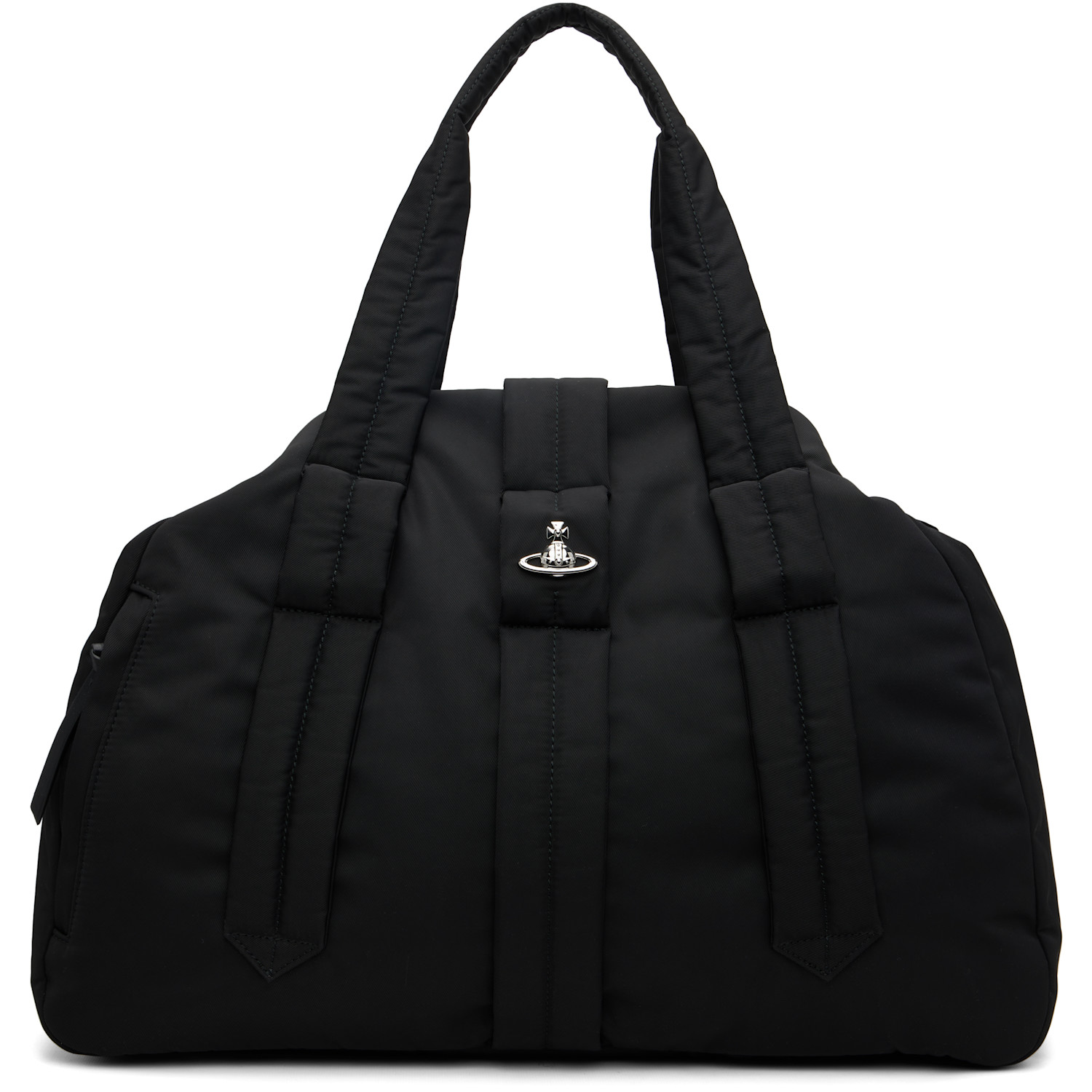 Vivienne Westwood Black Utility Drill Sidney Weekender Duffle Bag