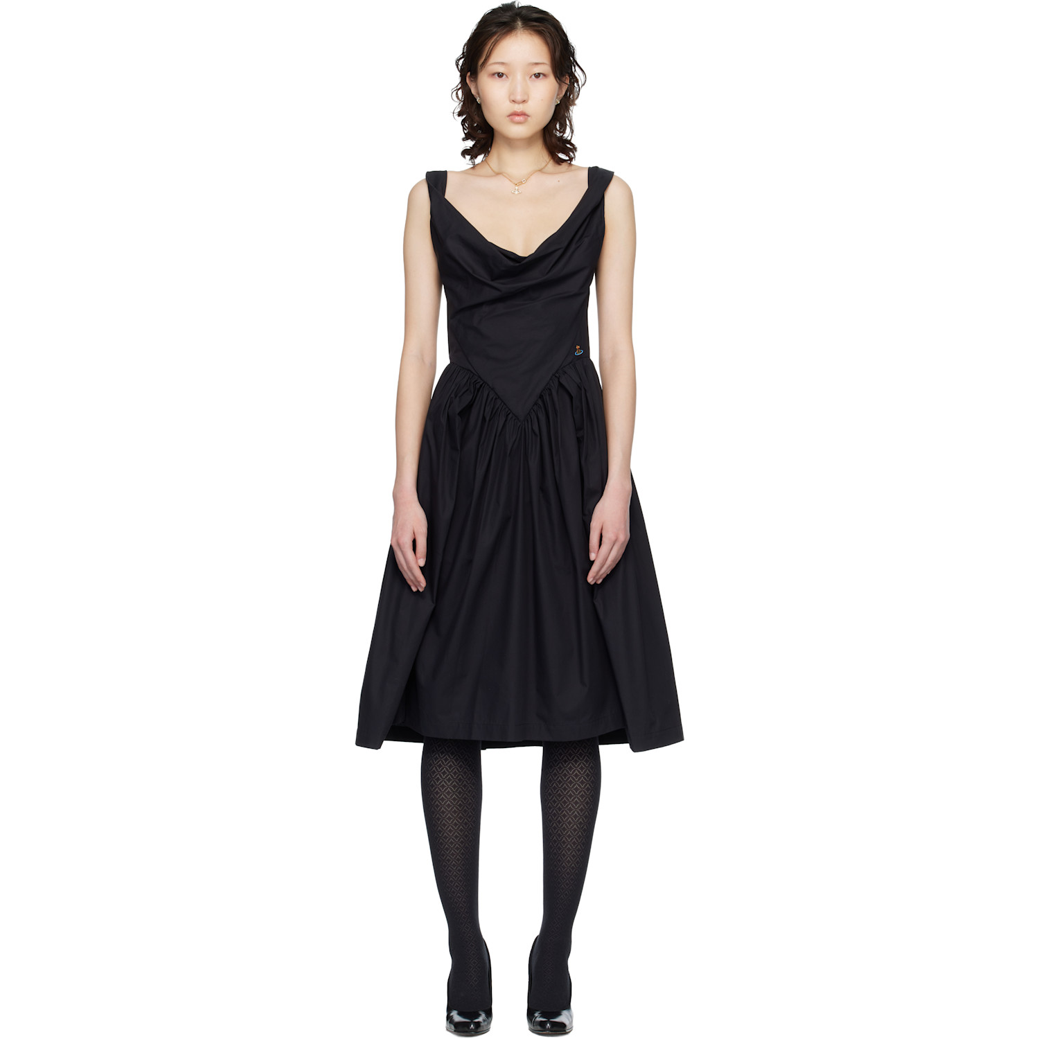 Vivienne Westwood Black Sunday Midi Dress