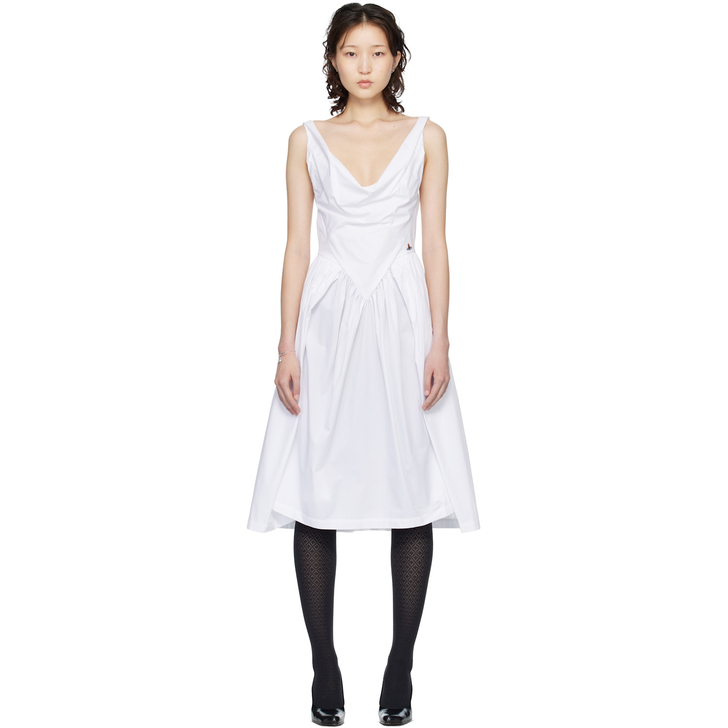 Vivienne Westwood White Sunday Midi Dress