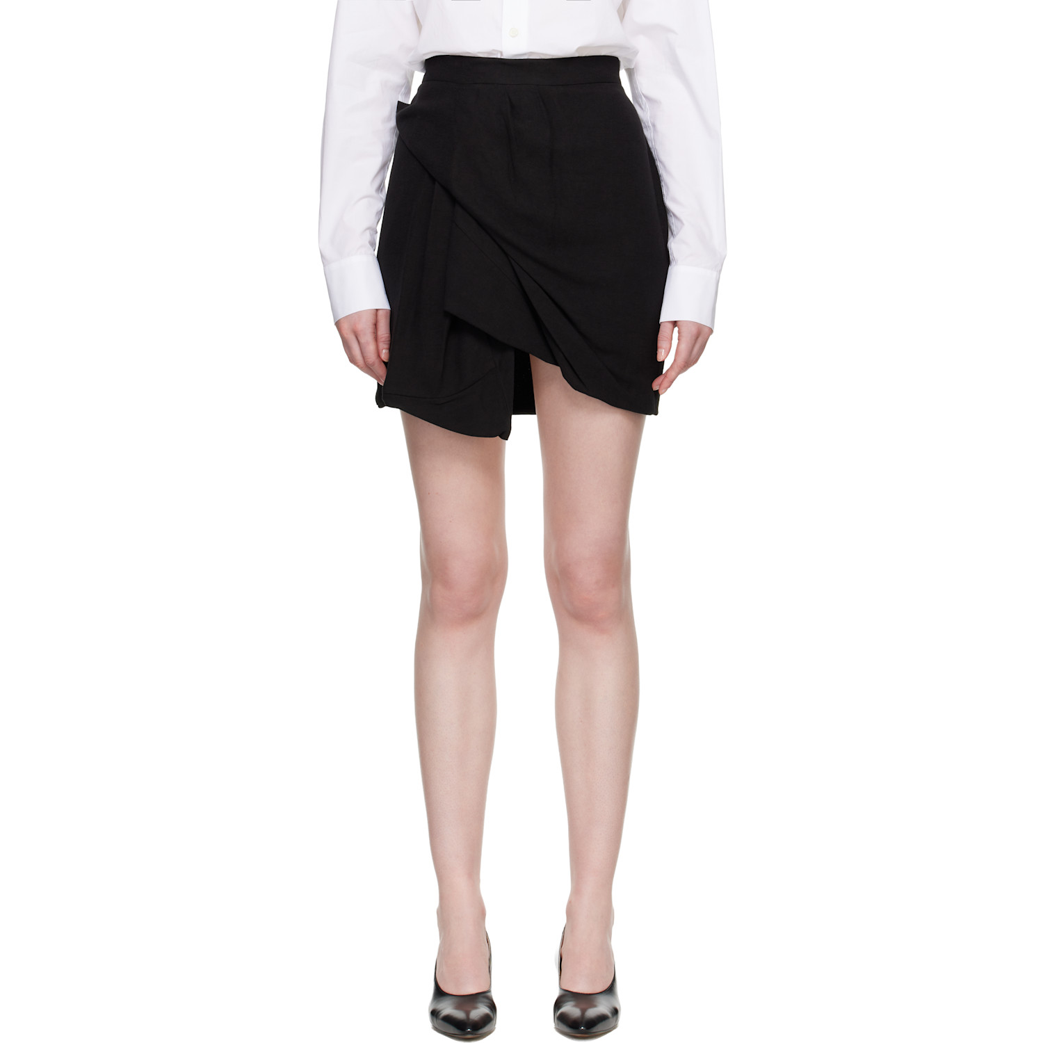 Vivienne Westwood Black Viscose Gauze Zora Miniskirt