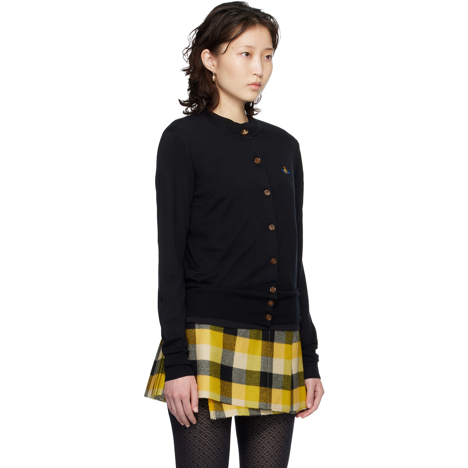 Vivienne Westwood Black Bea Cardigan 