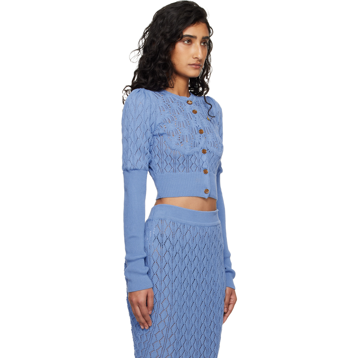  Vivienne Westwood Blue Ella Cardigan 