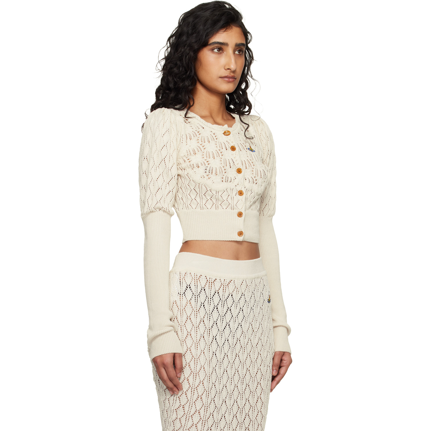  Vivienne Westwood Off-white Ella Cardigan 