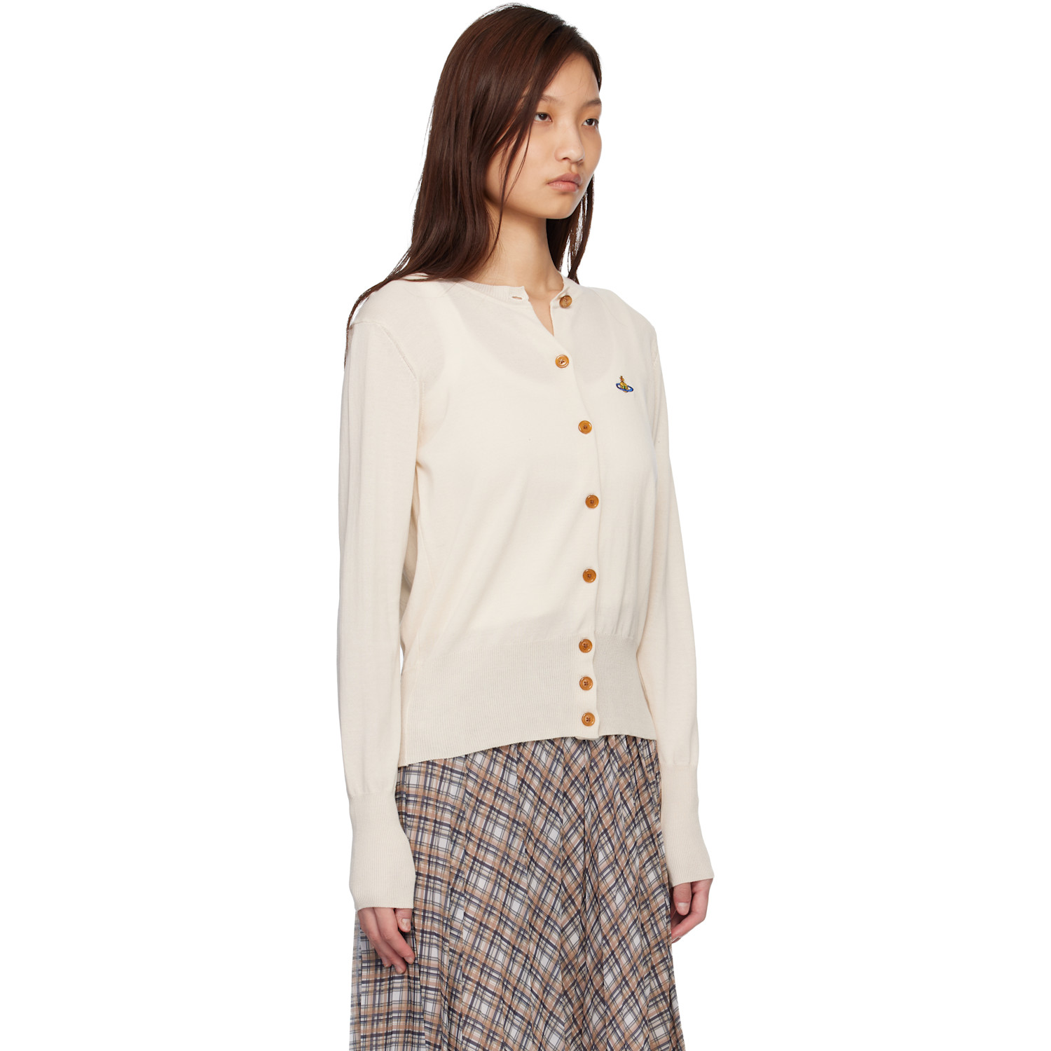  Vivienne Westwood Off-white Bea Cardigan 