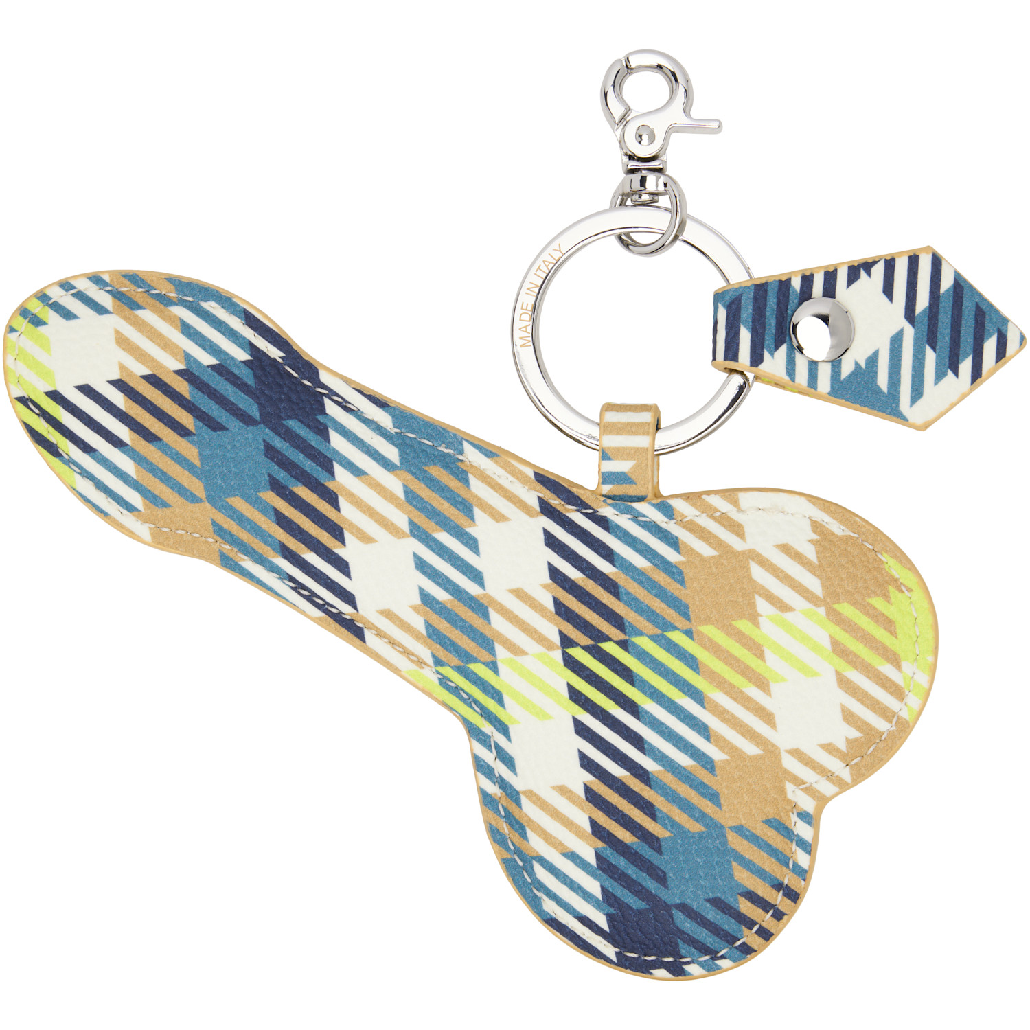  Vivienne Westwood Multicolor Flat Penis Keychain 