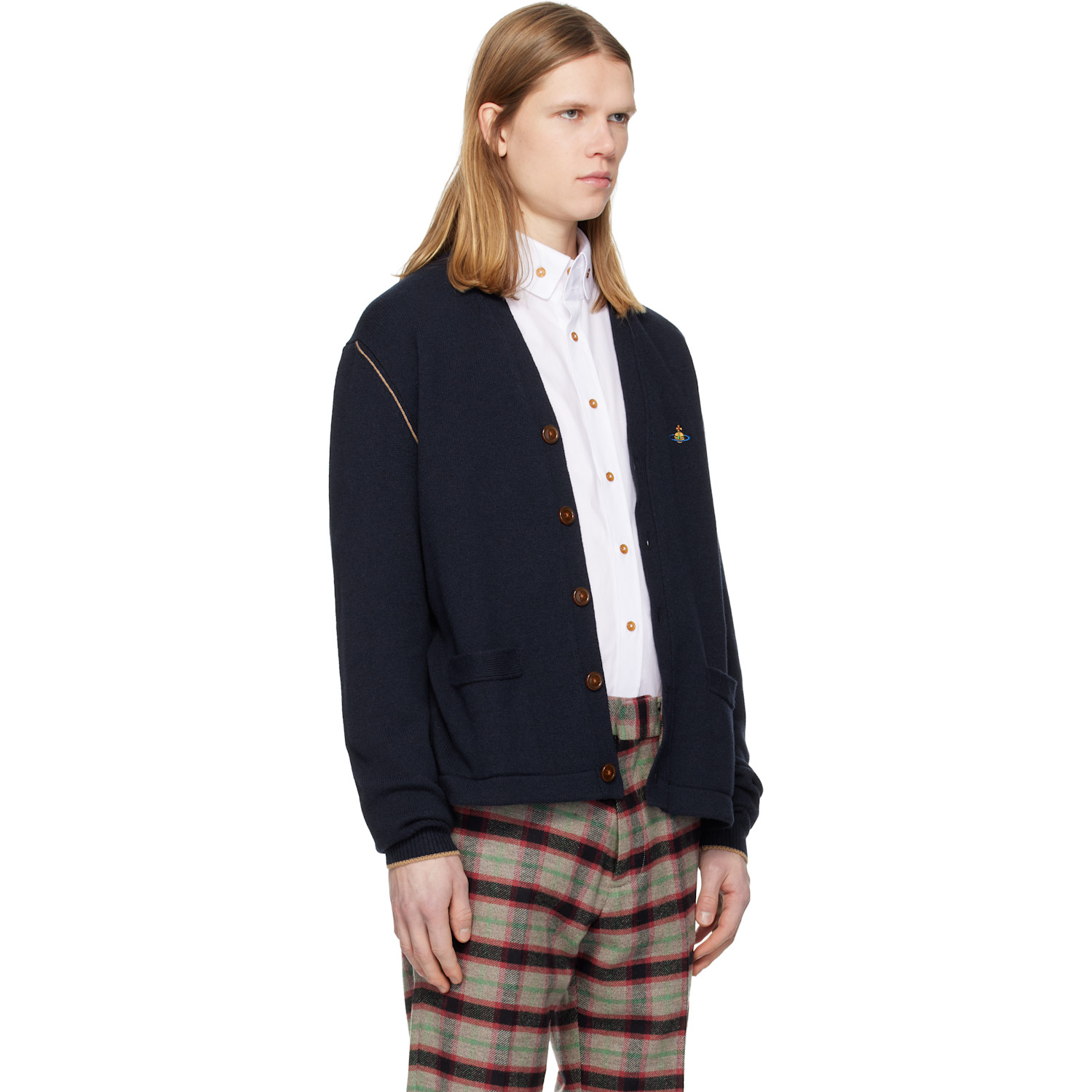  Vivienne Westwood Navy Alex Cardigan 