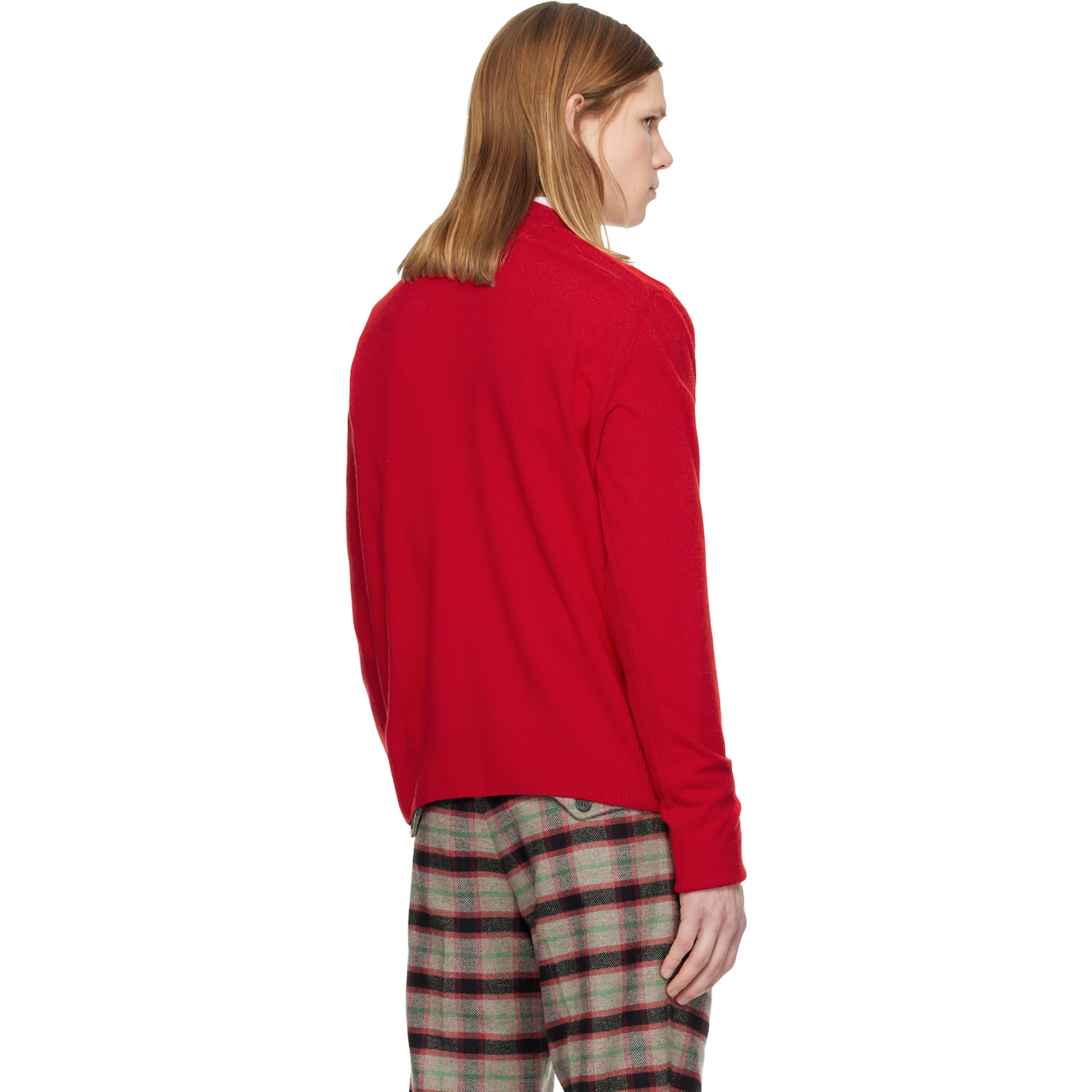  Vivienne Westwood Red Alex Round Neck Sweater 