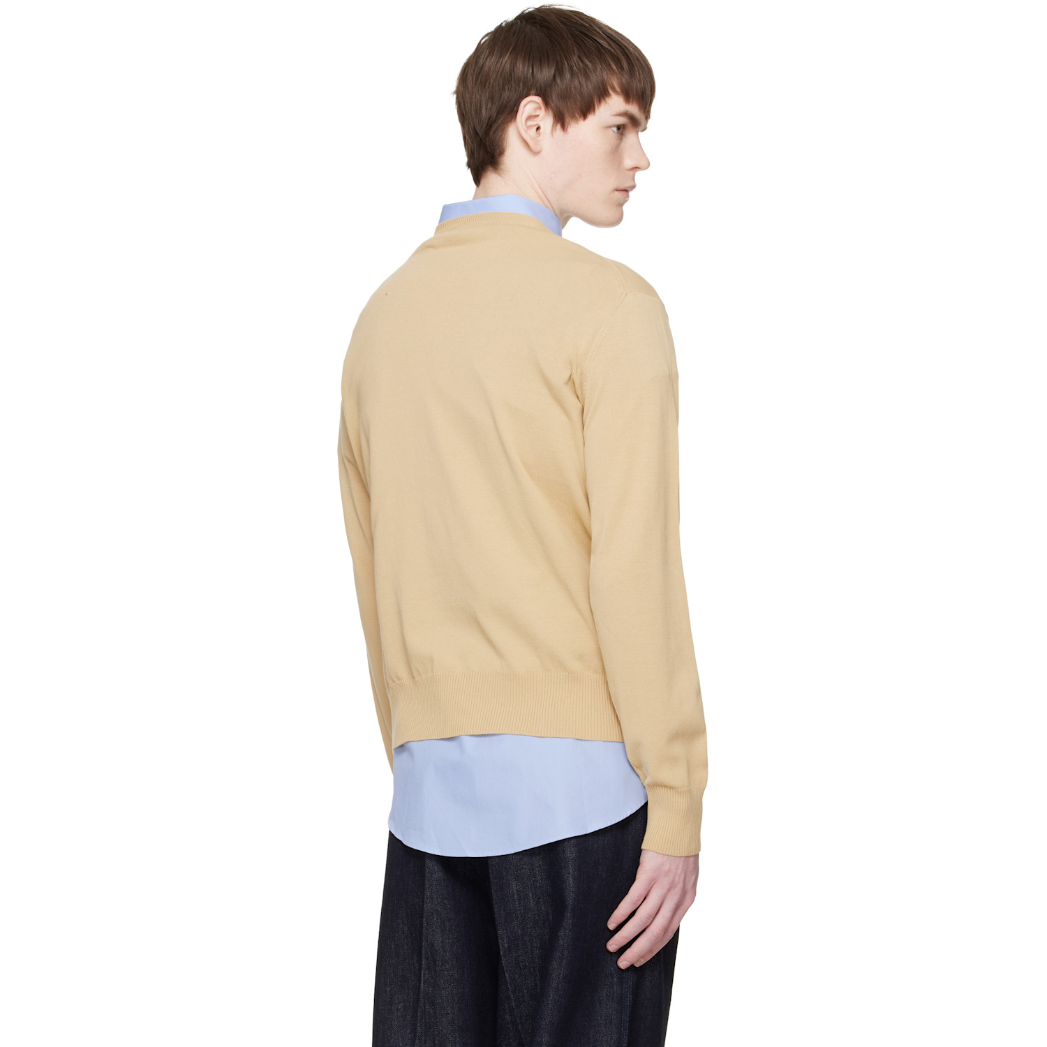  Vivienne Westwood Beige Alex Round Neck Sweater 