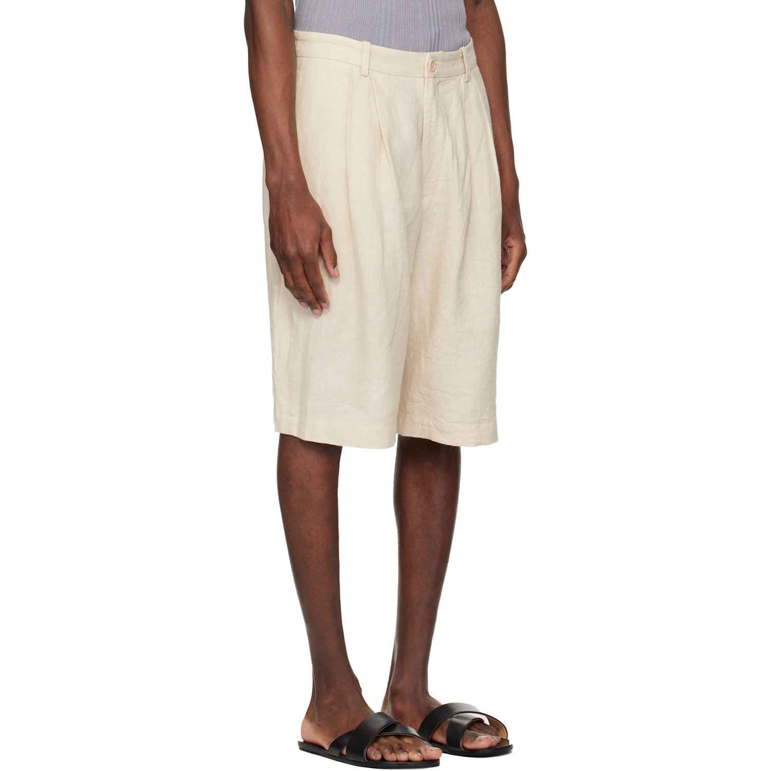  Colbo Off-white Dress Shorts 
