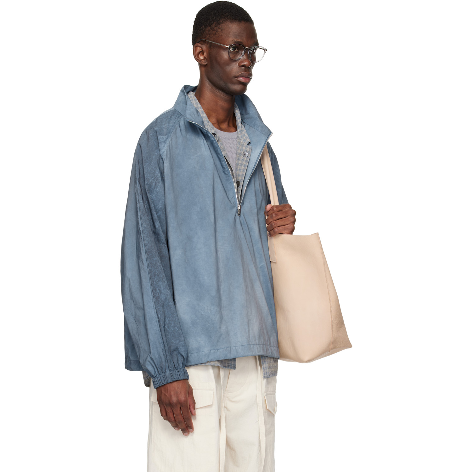  Colbo Blue Half Zip Raglan Jacket 
