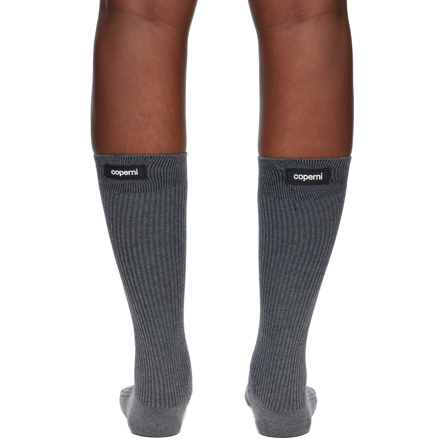  Coperni Gray Knit Socks 