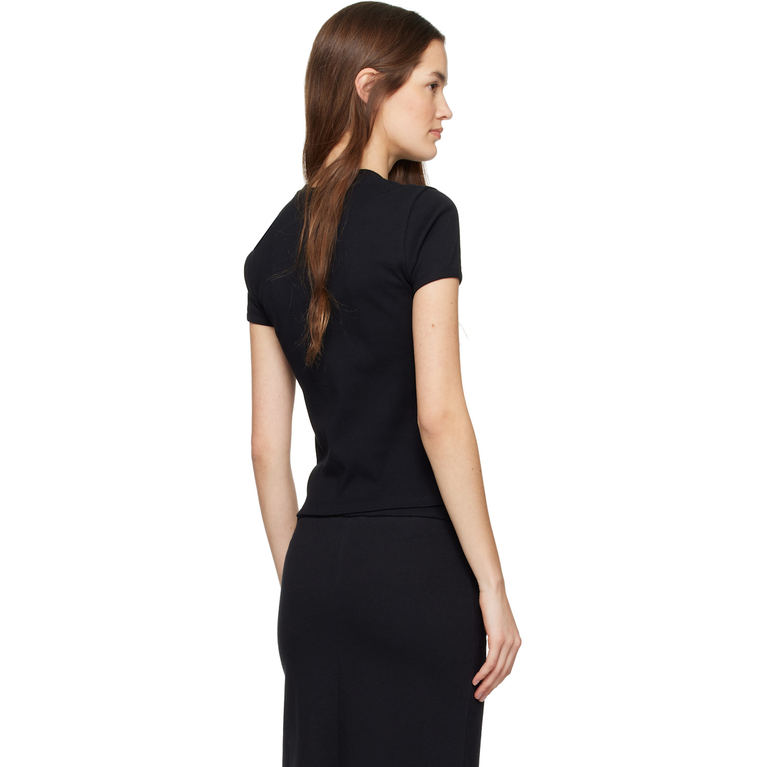 Coperni Black Baby Crystal T-shirt 