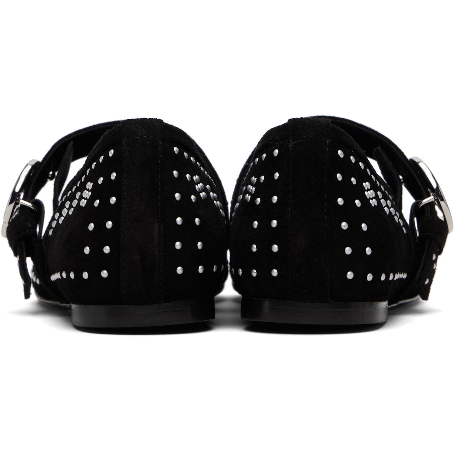  Coperni Black Belt Ballerina Flats 
