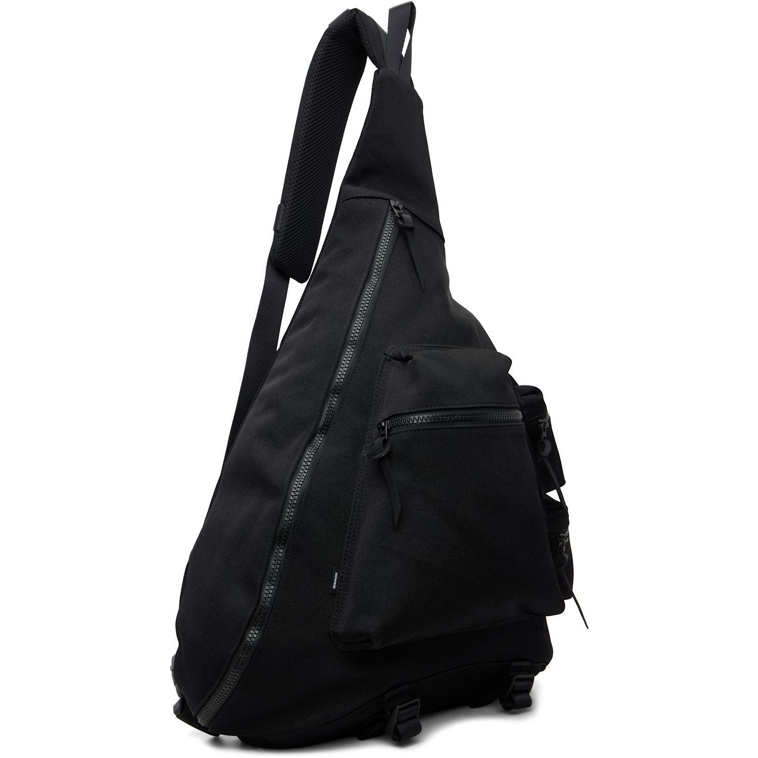  Vowels Black Shoulder Messenger Bag 