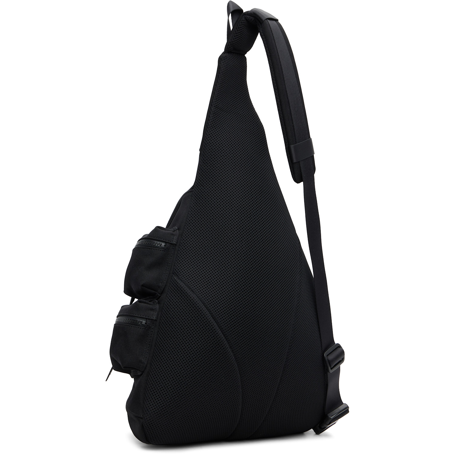  Vowels Black Shoulder Messenger Bag 